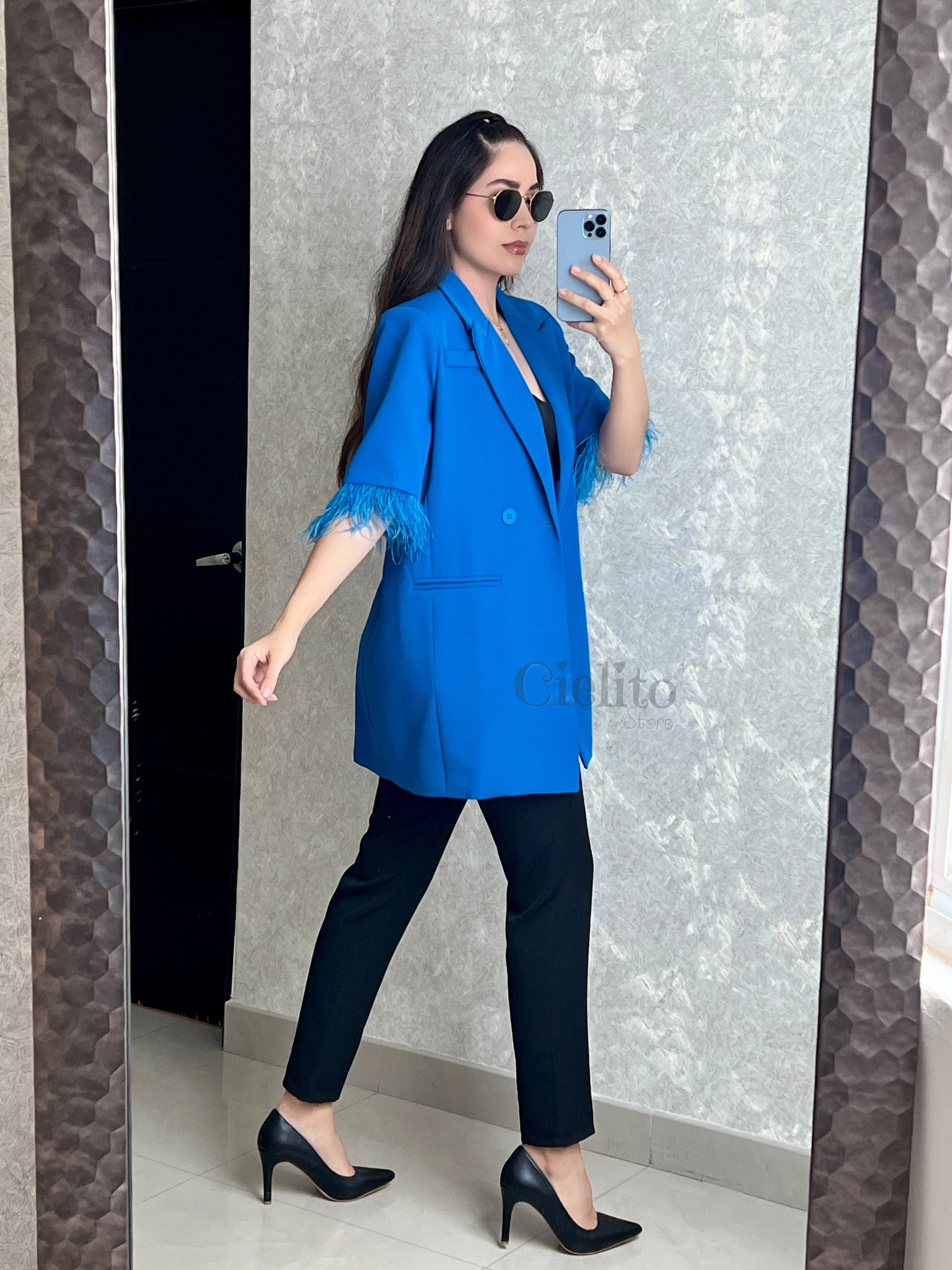 BLAZER AZUL CON PELUCHE - Image 6