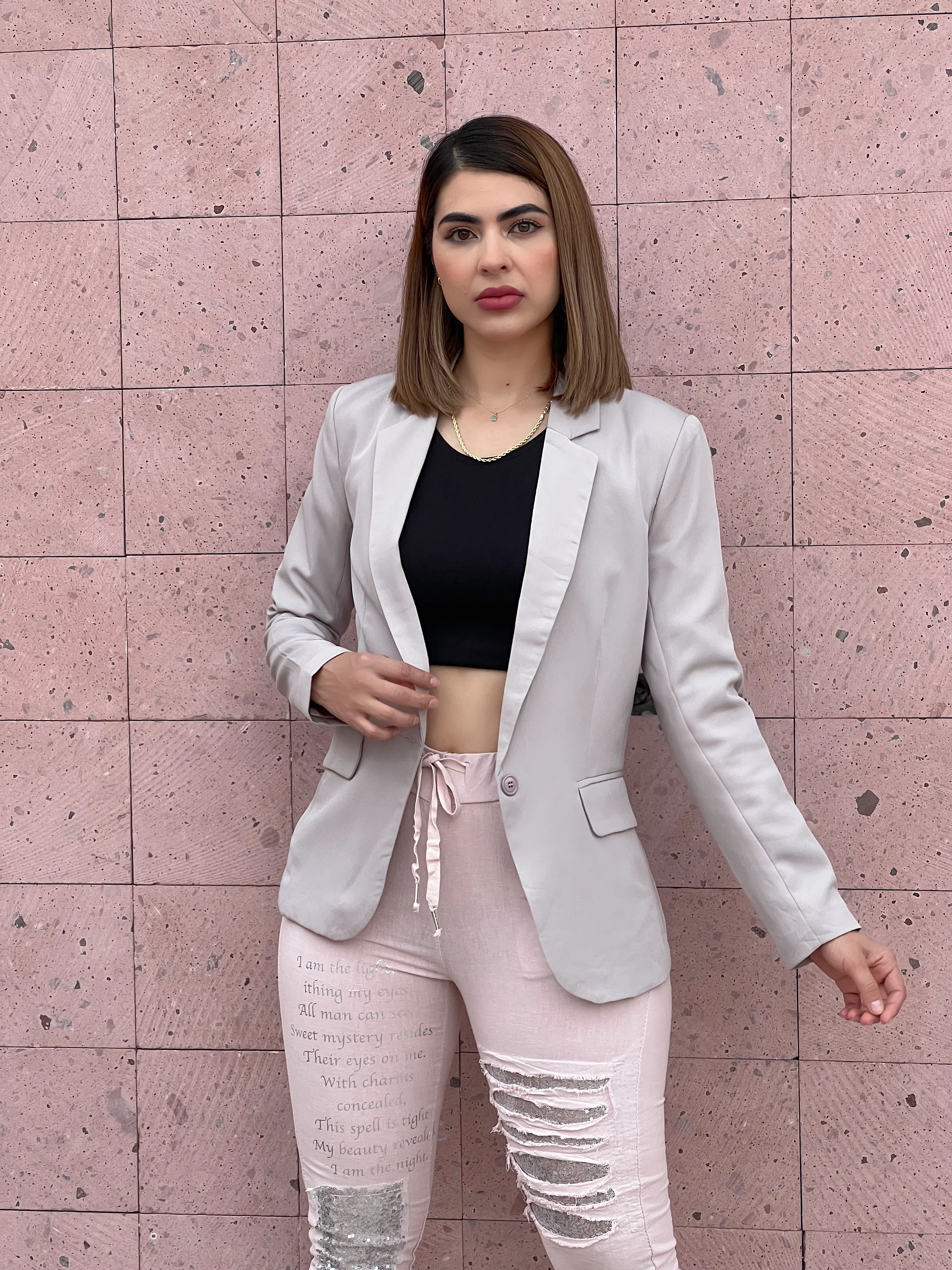 BLAZER GRIS