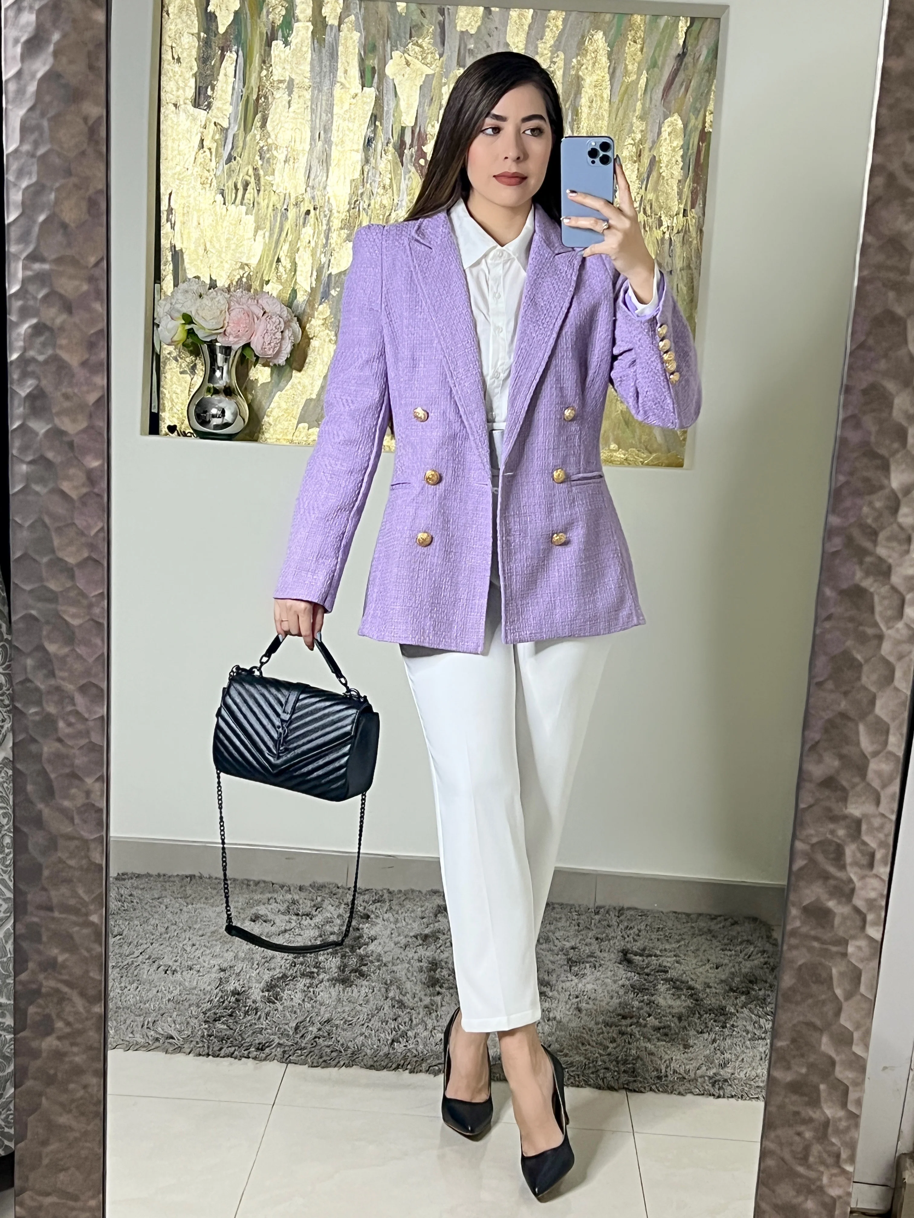 BLAZER LILA CON BOTONES - Image 2