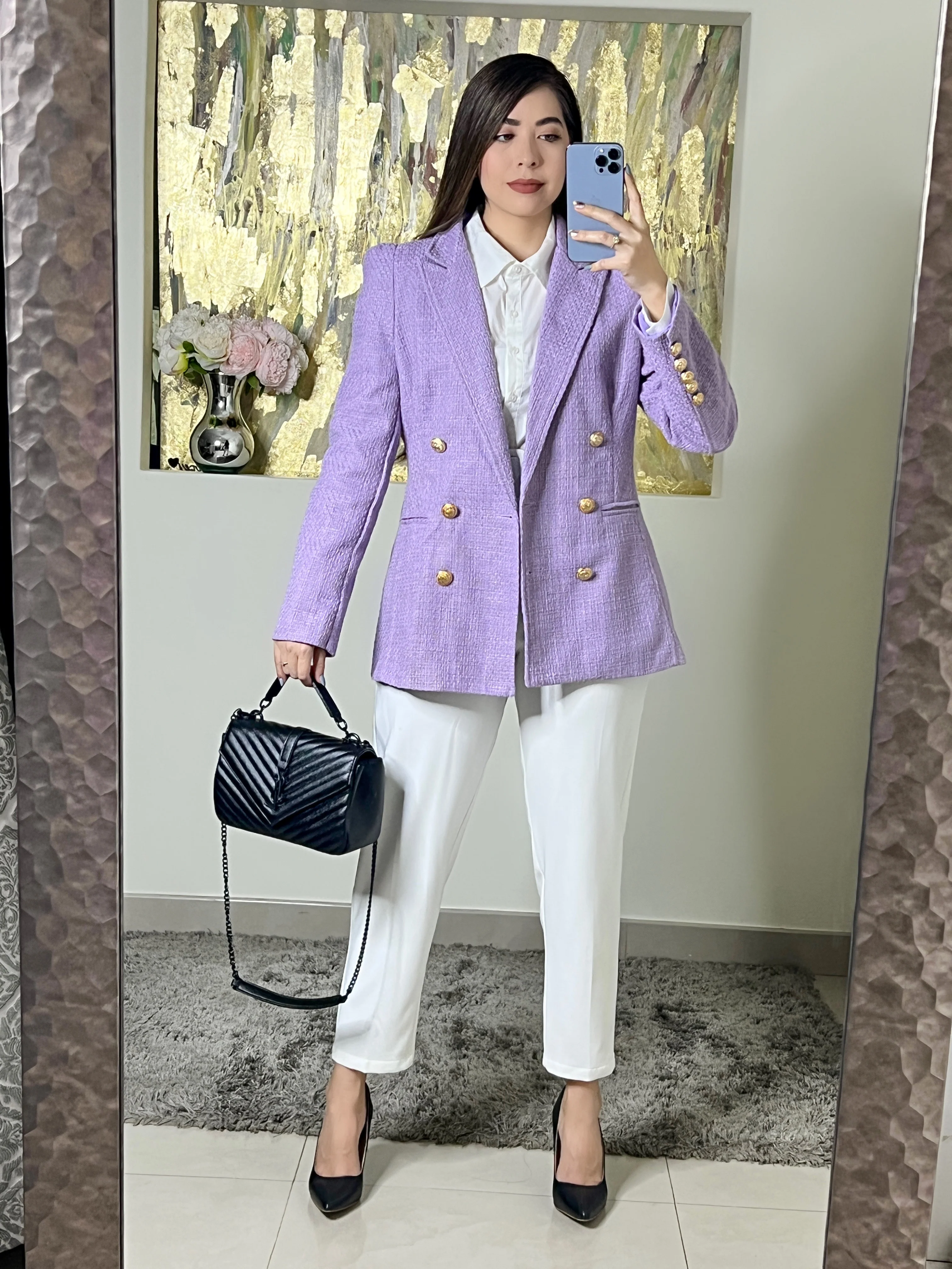 BLAZER LILA CON BOTONES - Image 3
