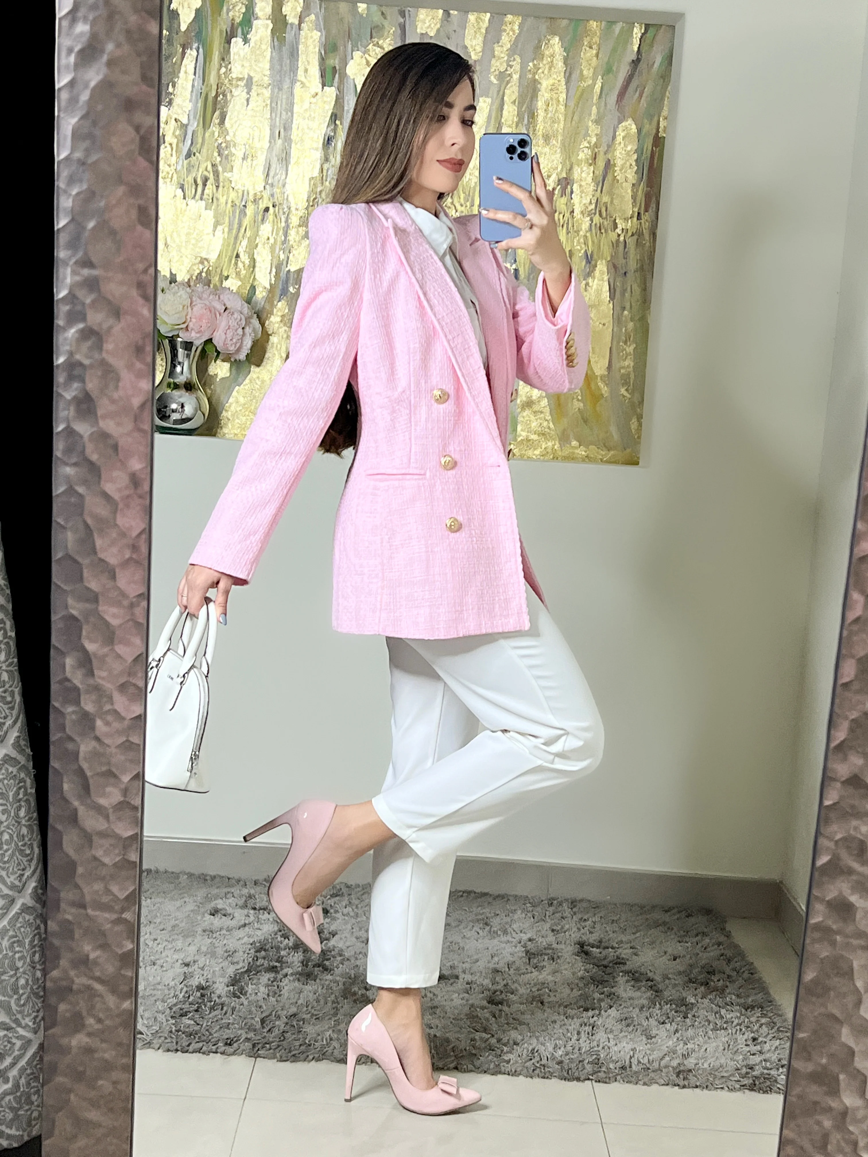 BLAZER ROSA CON BOTONES - Image 4