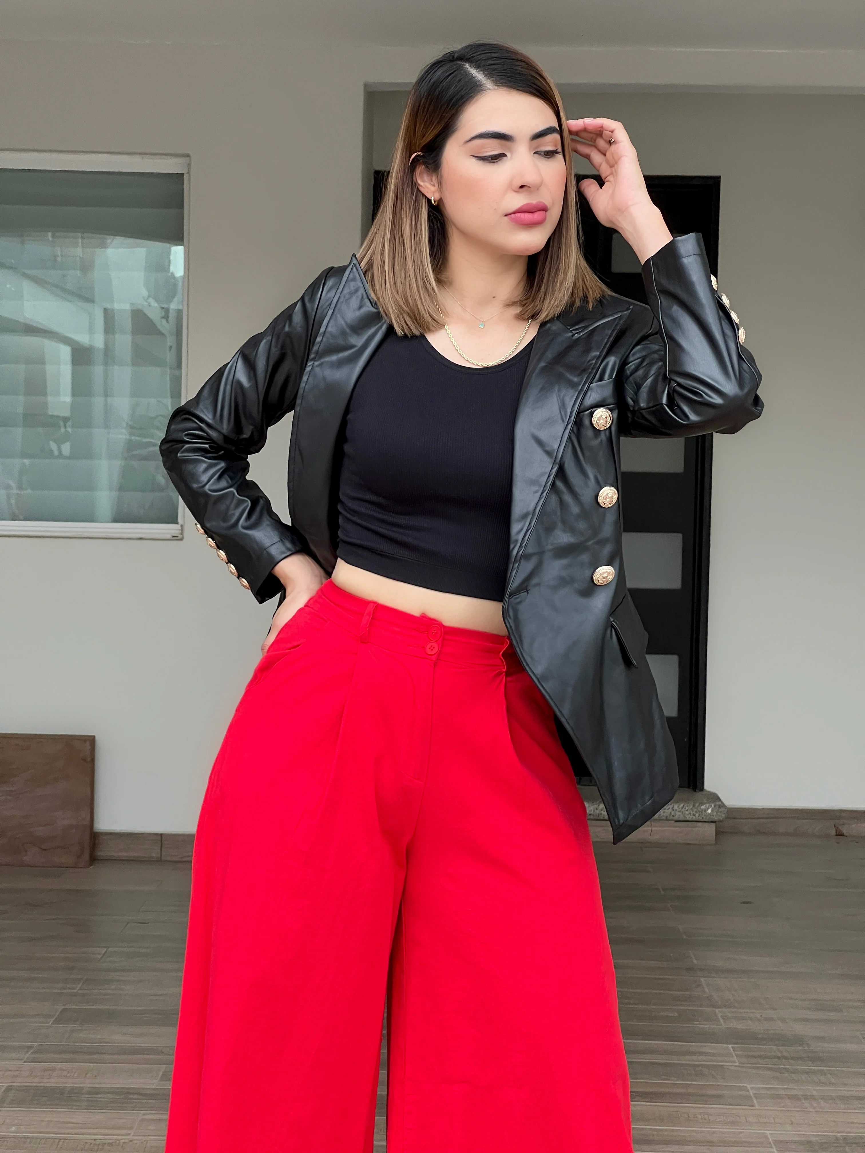 BLAZER VINIPIEL NEGRO M - Image 4