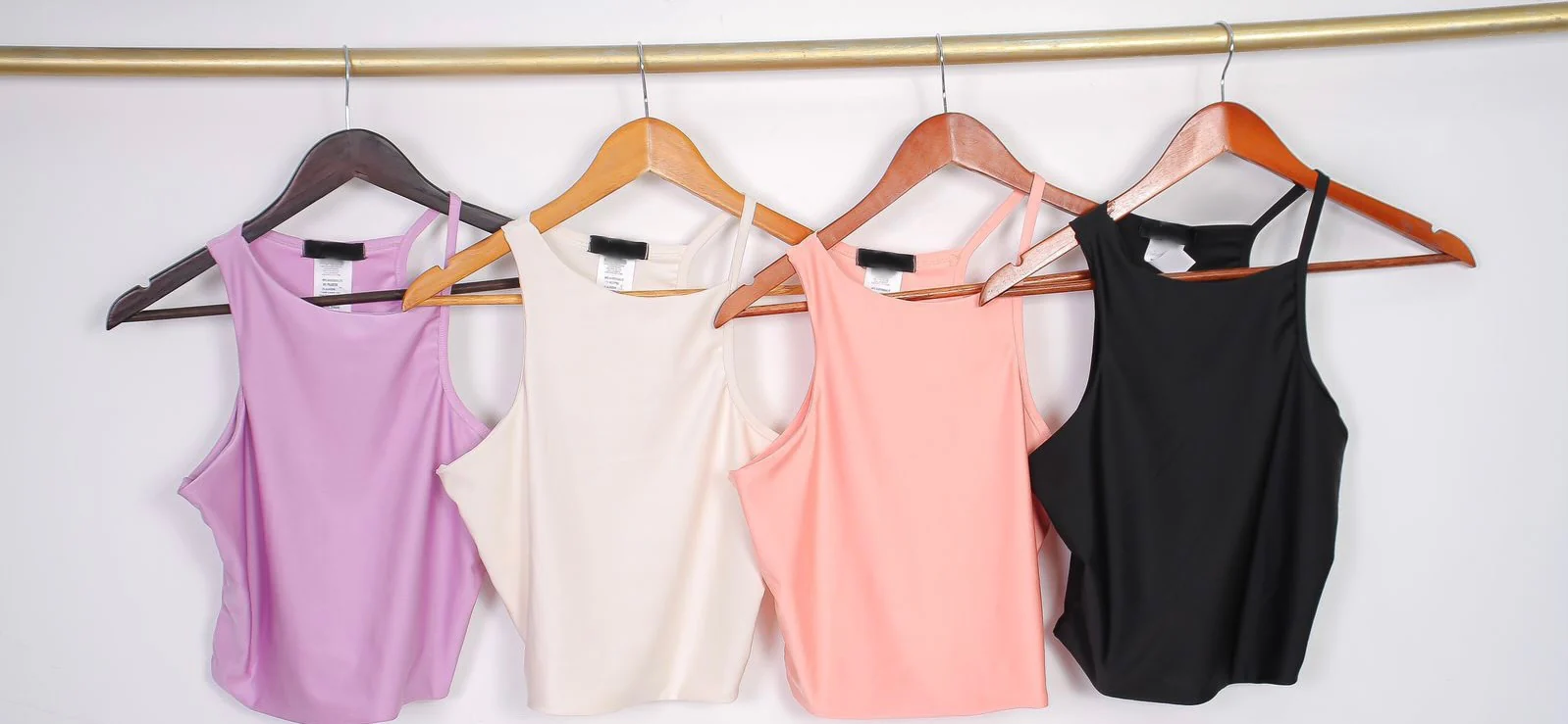 Blusa básica satinada stretch - Image 3