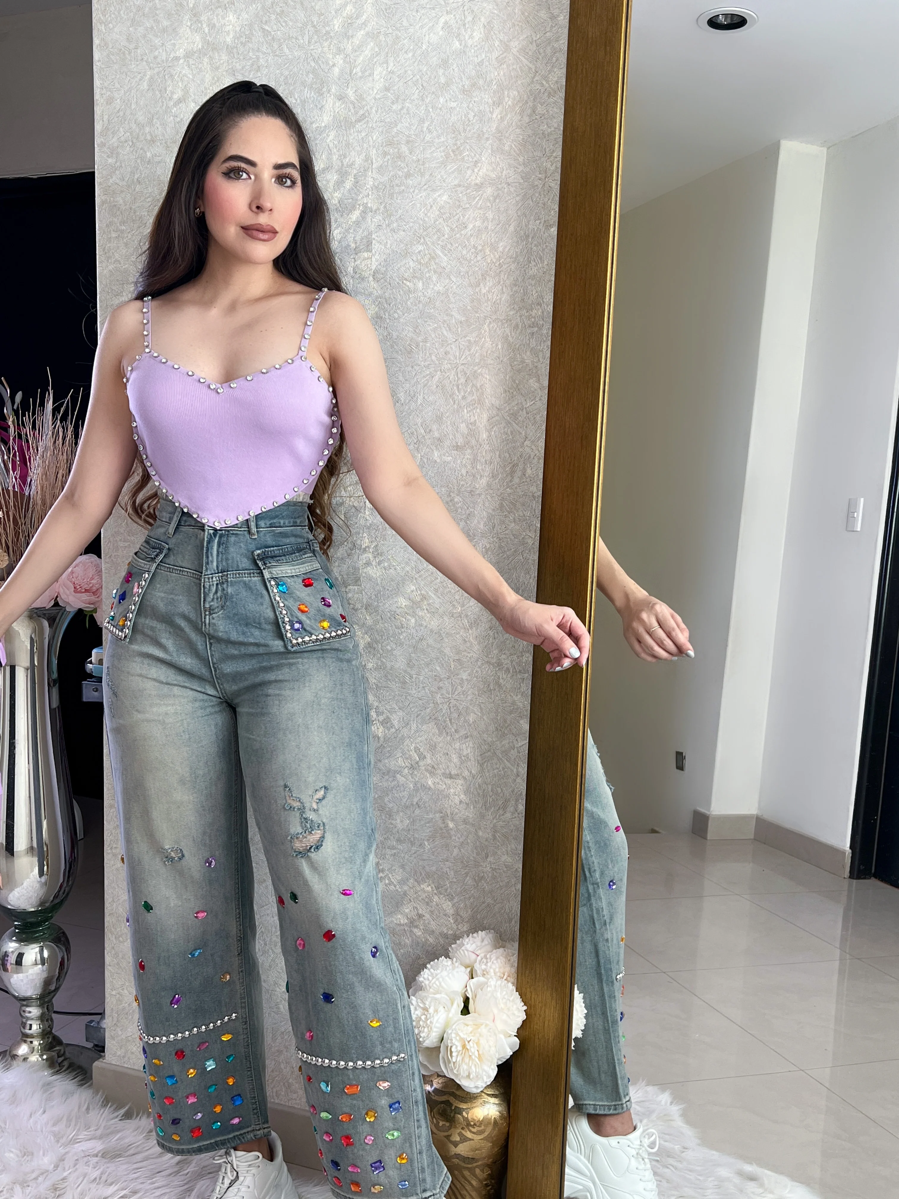BLUSA DE CORAZÓN LILA - Image 2