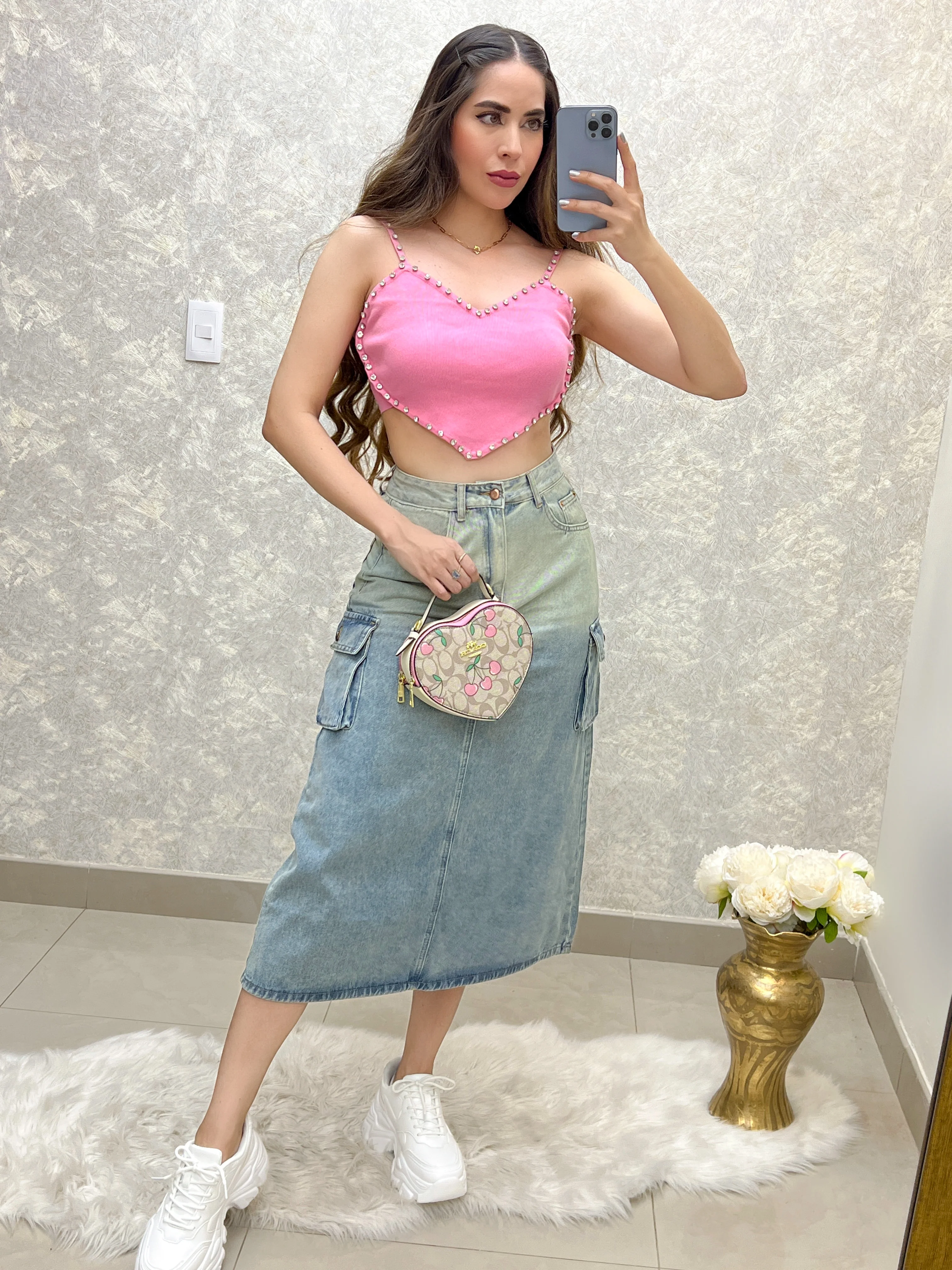 BLUSA DE CORAZÓN ROSA - Image 2
