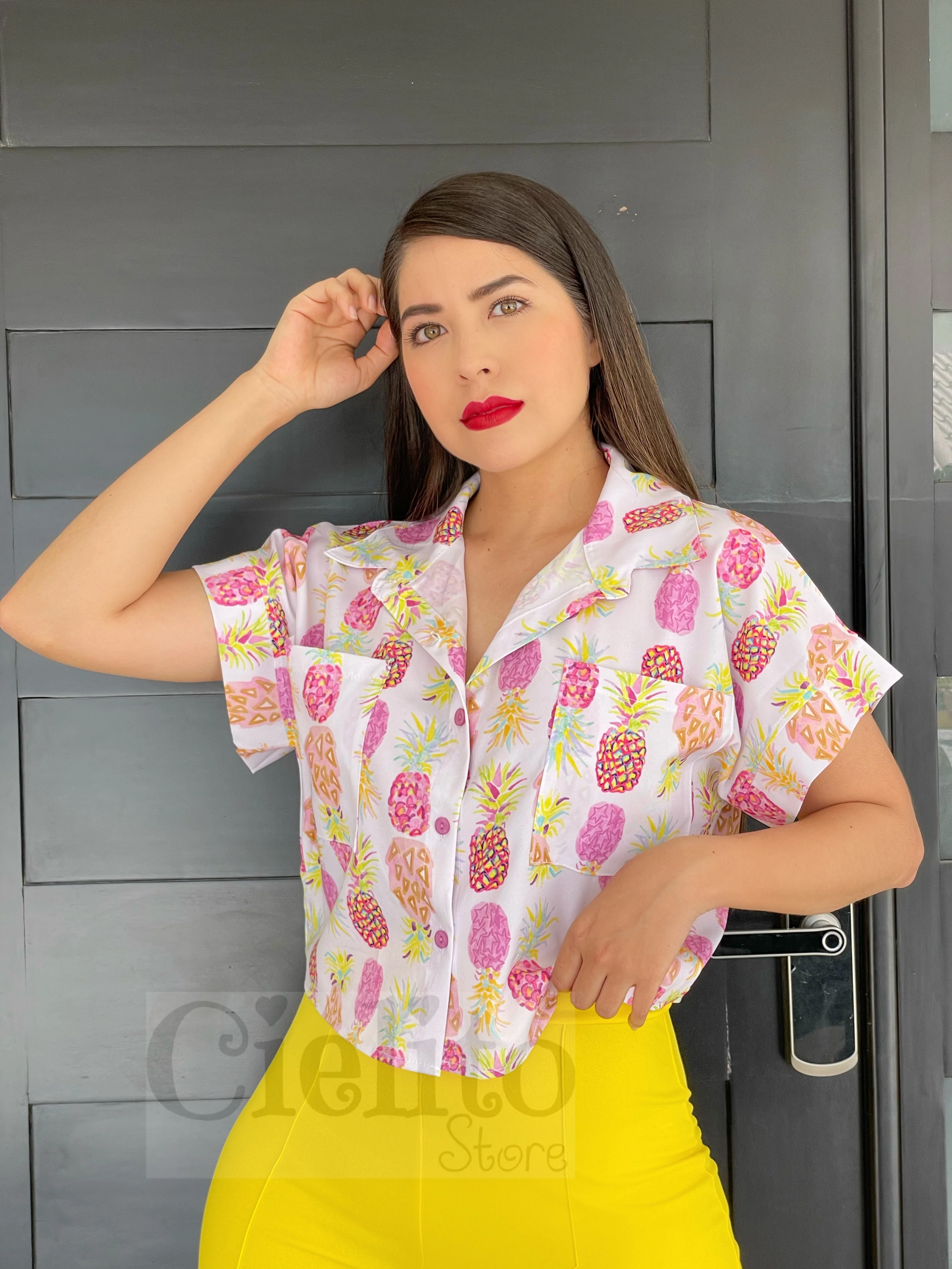 Blusa de piñas