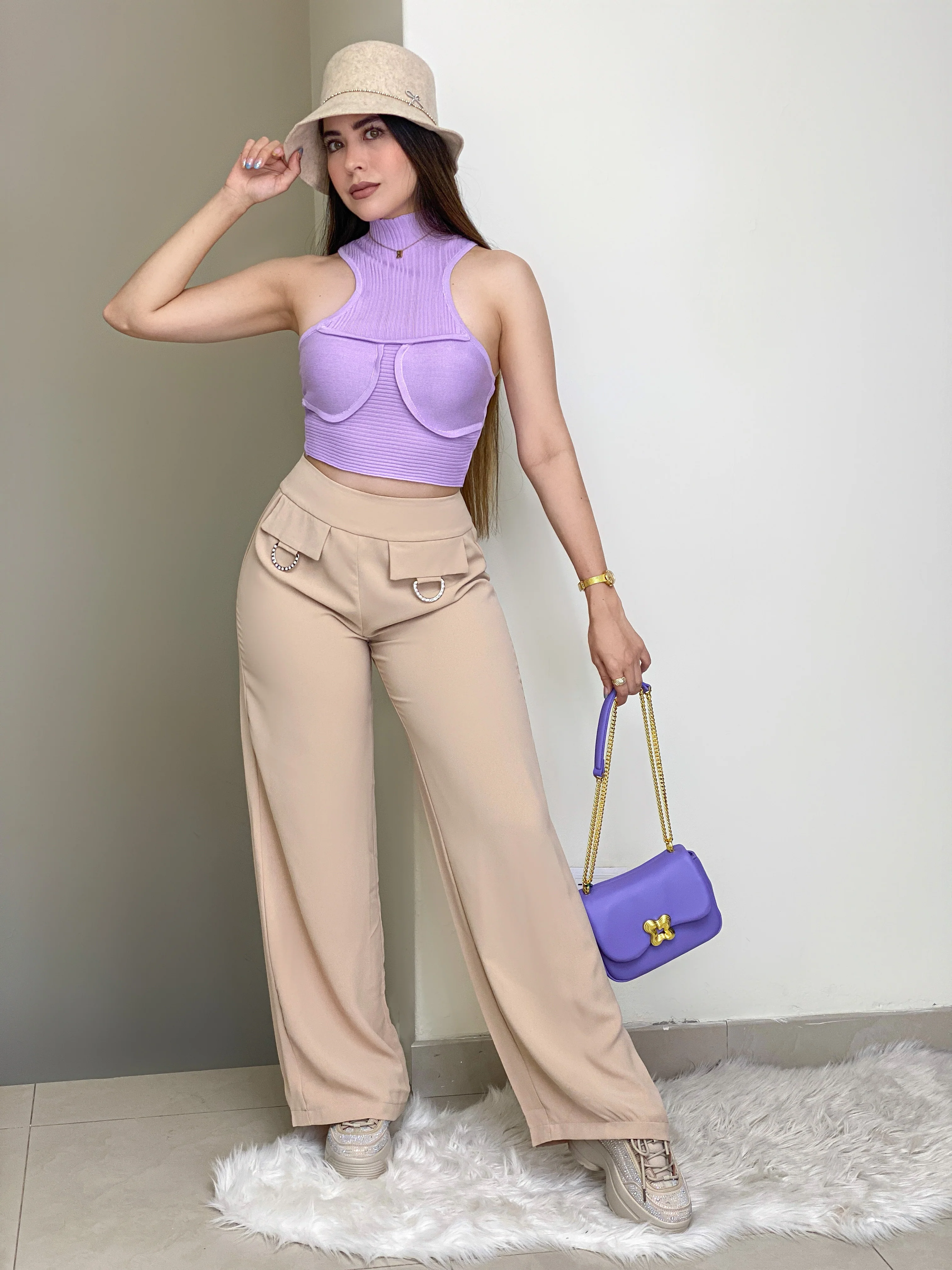 BLUSA LILA HALTER - Image 5