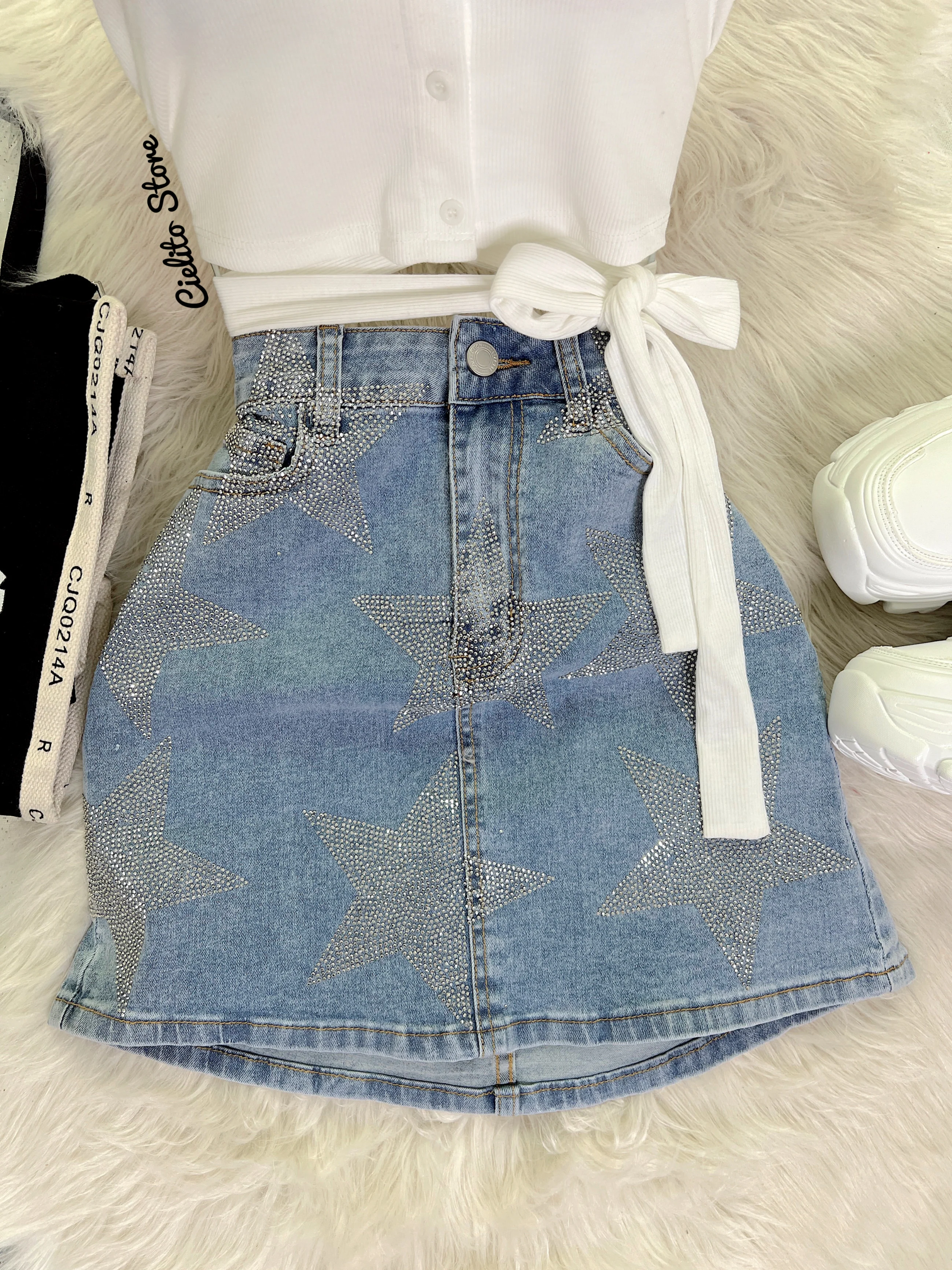 BLUSA BLANCA CON LISTÓN - Image 5