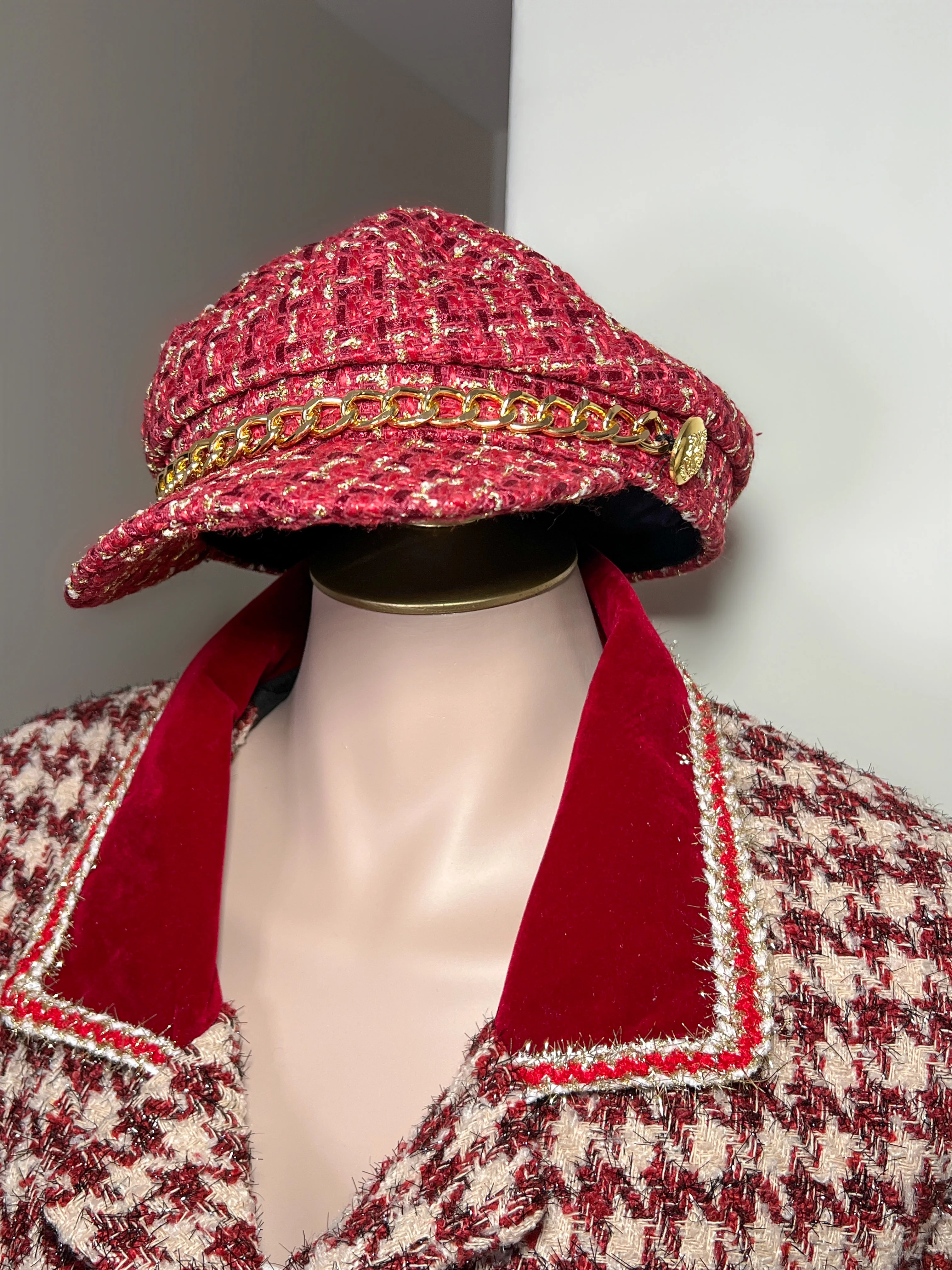 BOINA TWEED VINO - Image 6