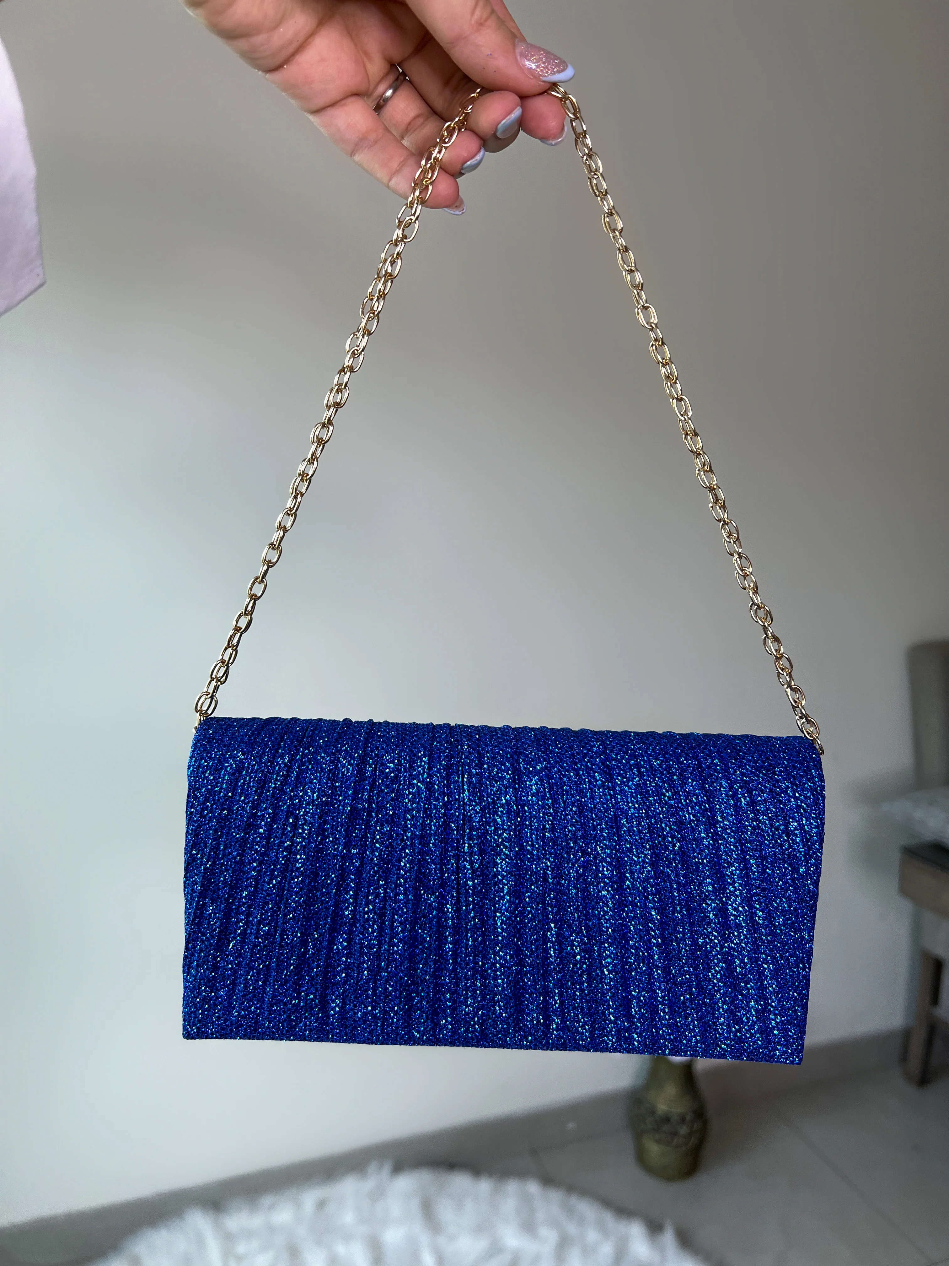 BOLSO AZUL CON BRILLO - Image 2