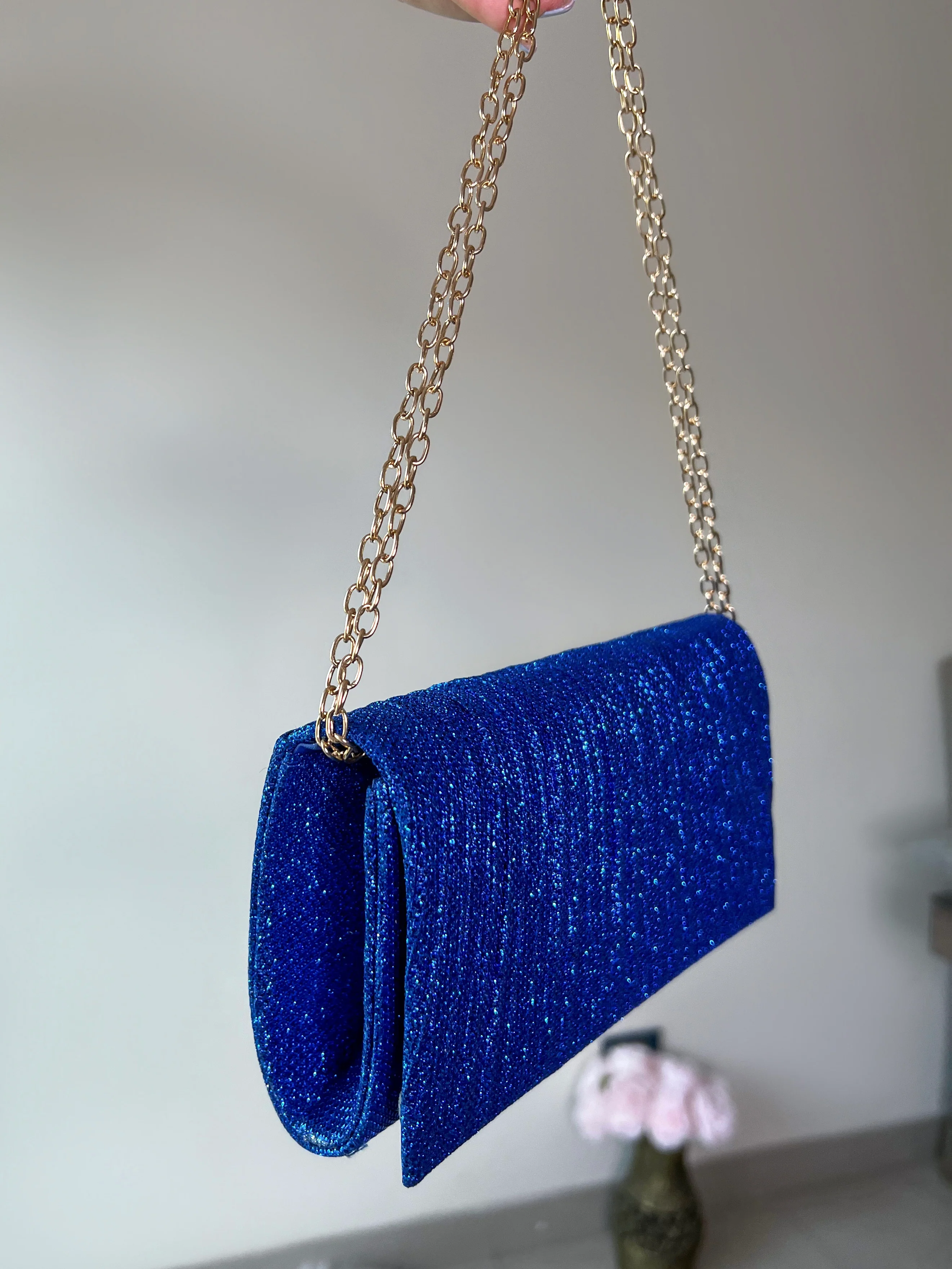 BOLSO AZUL CON BRILLO - Image 3