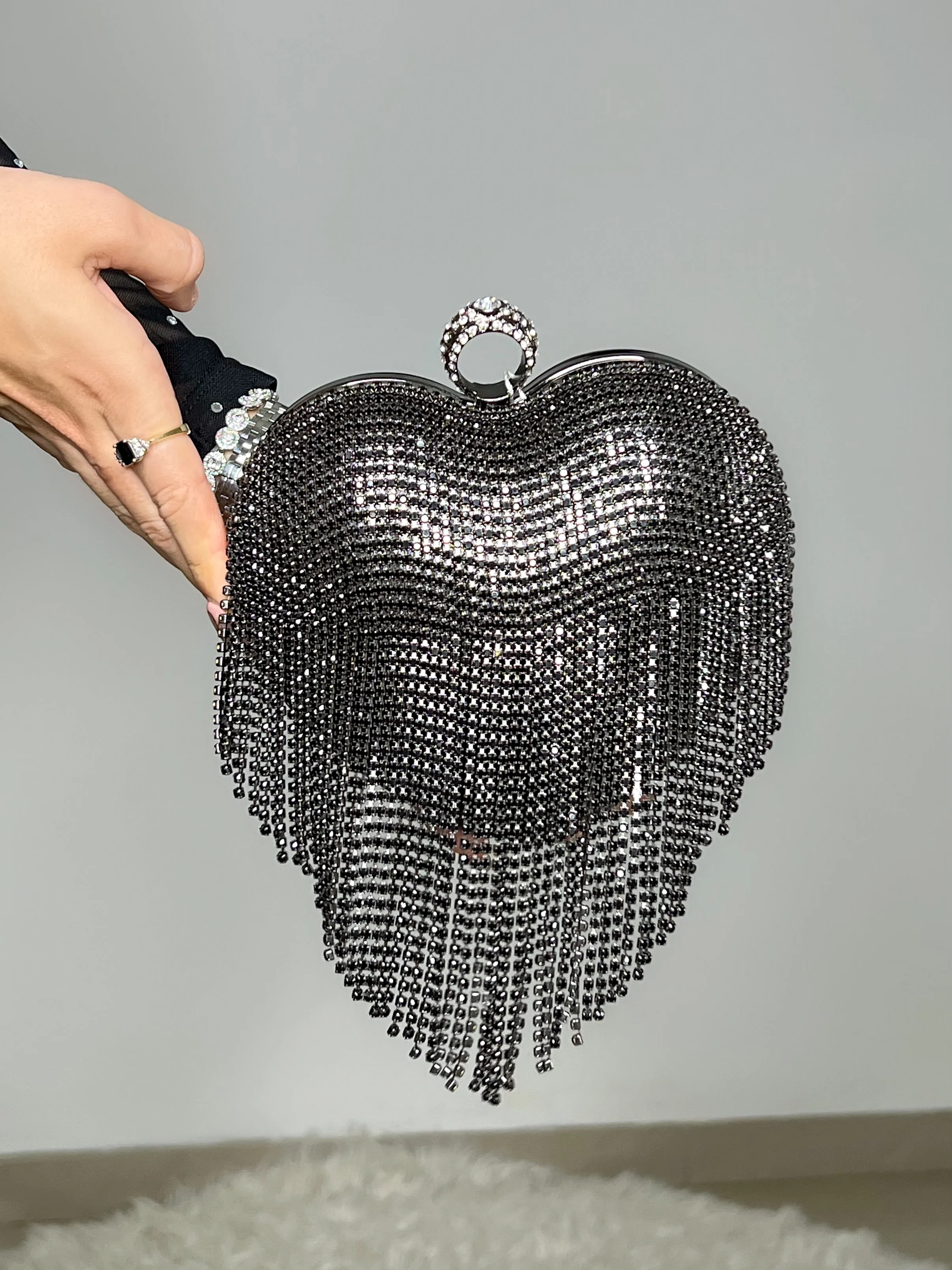 BOLSO CORAZÓN NEGRO - Image 2