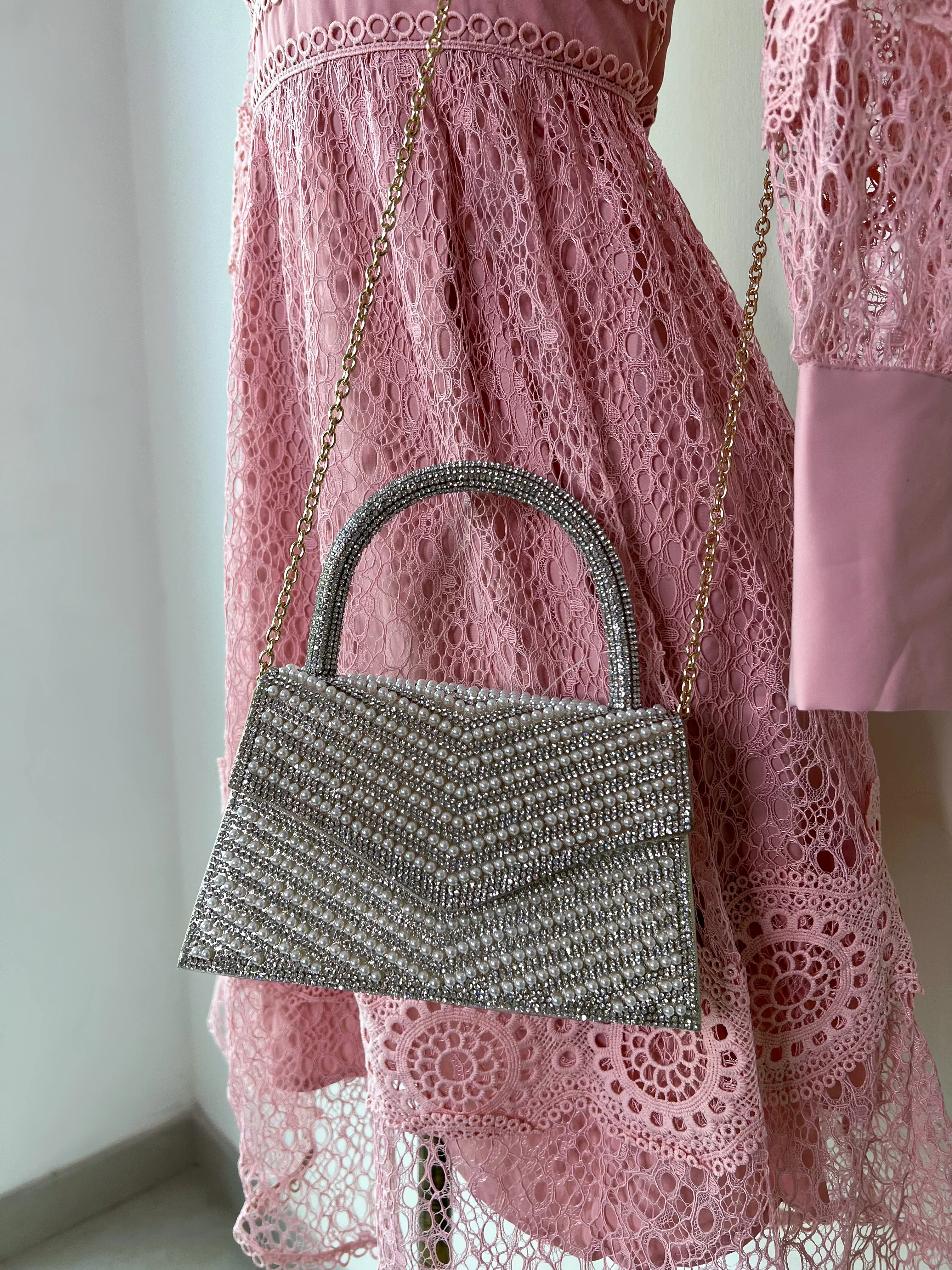 BOLSO DIAMANTES Y PERLAS - Image 3