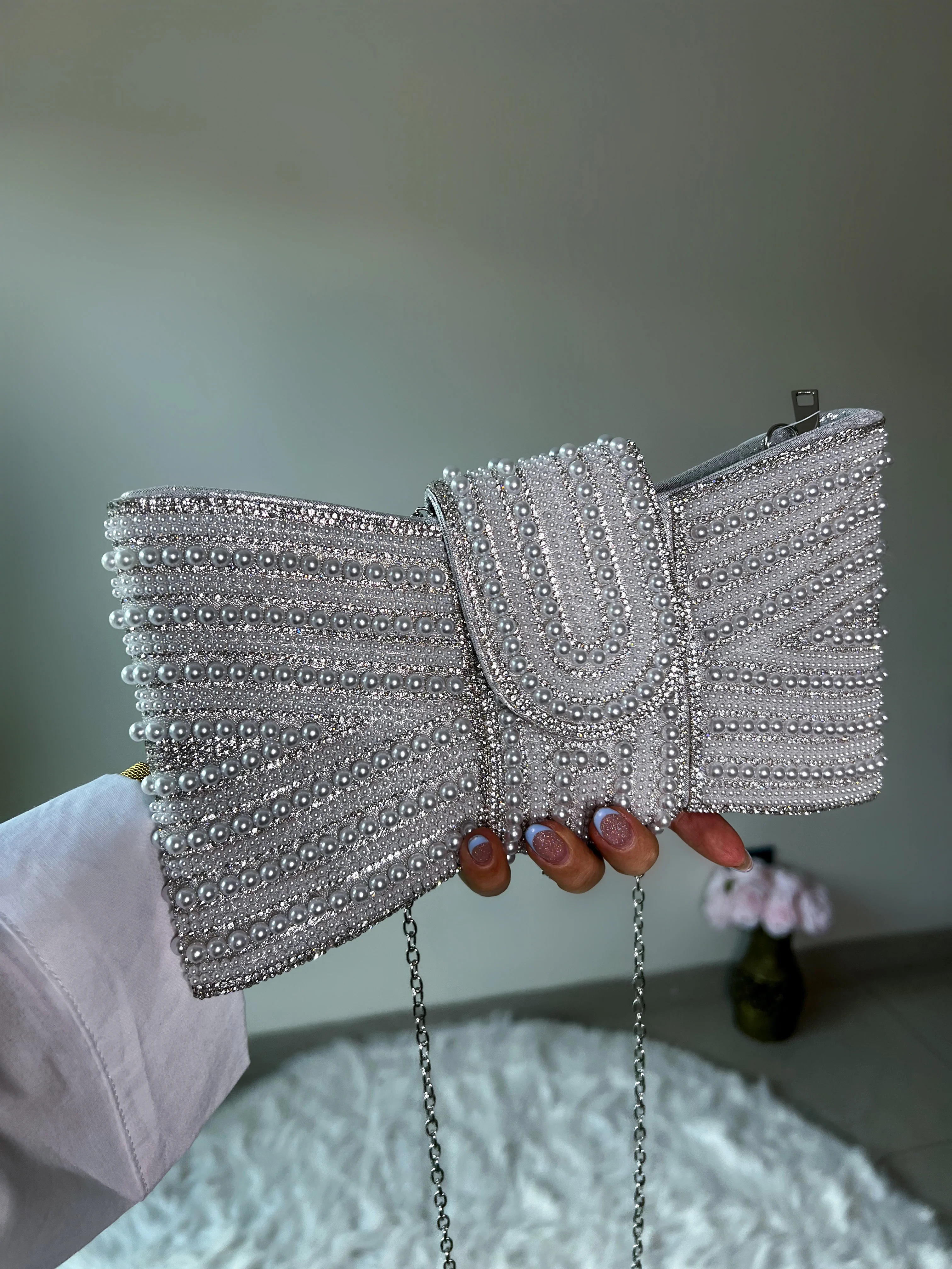BOLSO MOÑO PLATEADO - Image 2