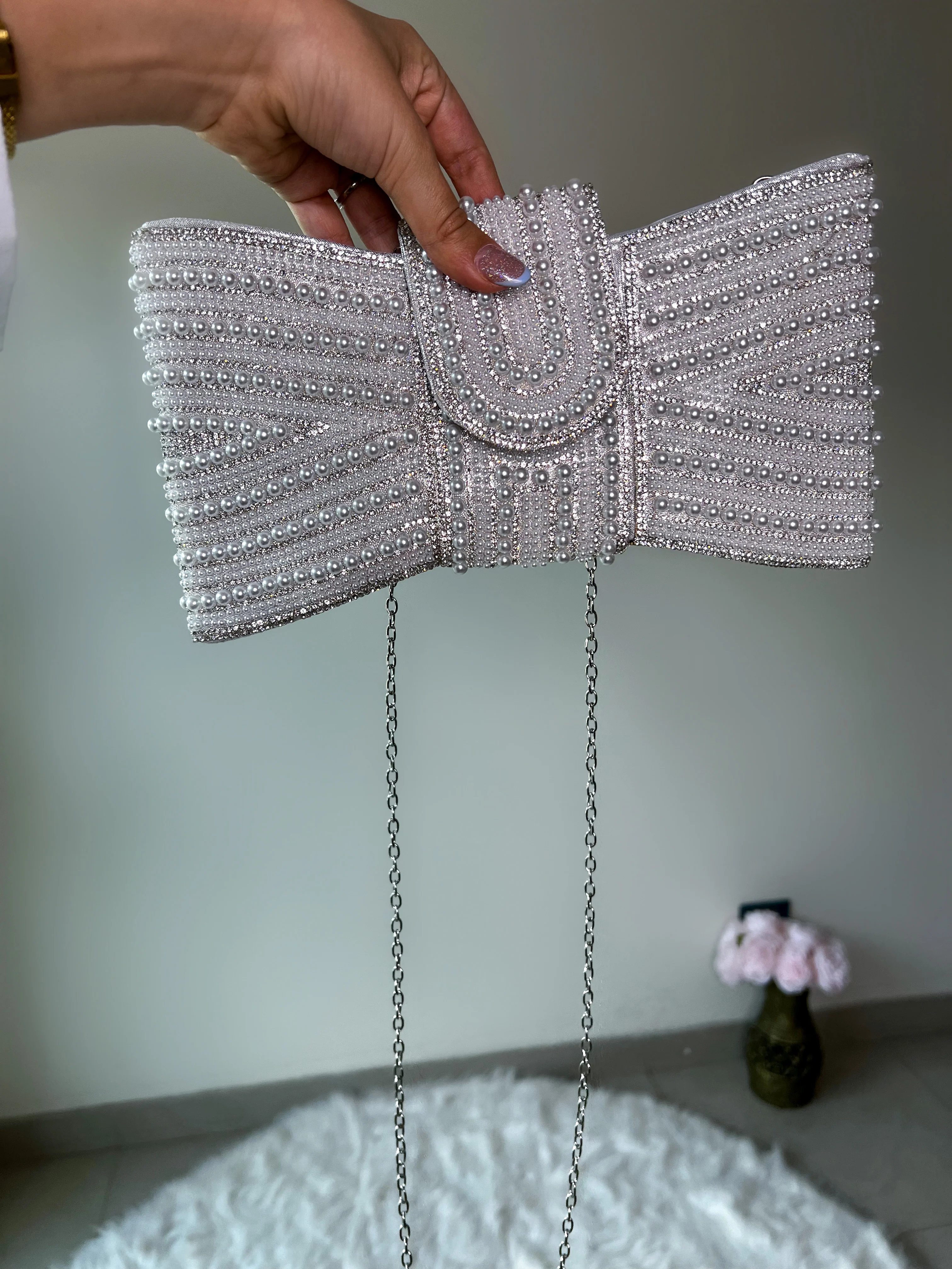 BOLSO MOÑO PLATEADO - Image 3