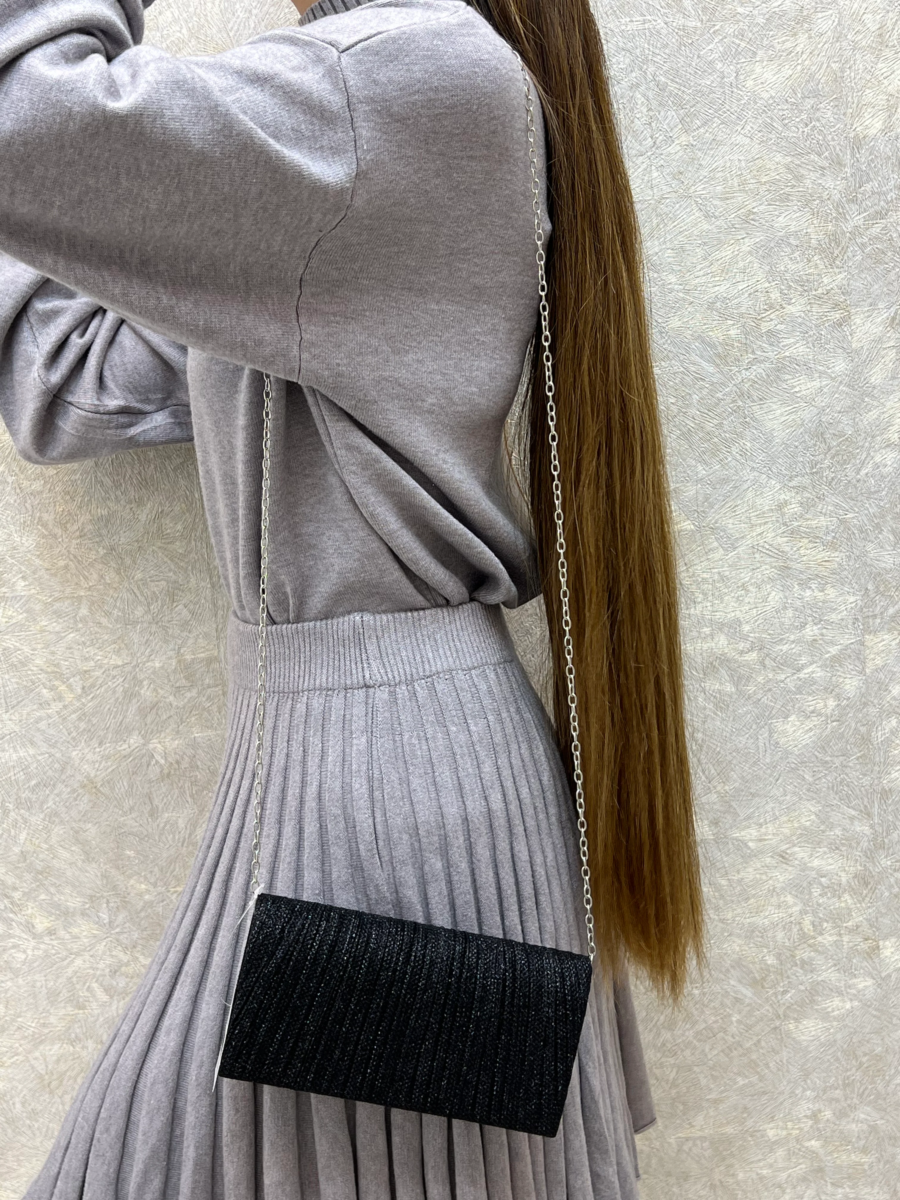 BOLSO NEGRO CON BRILLO - Image 3