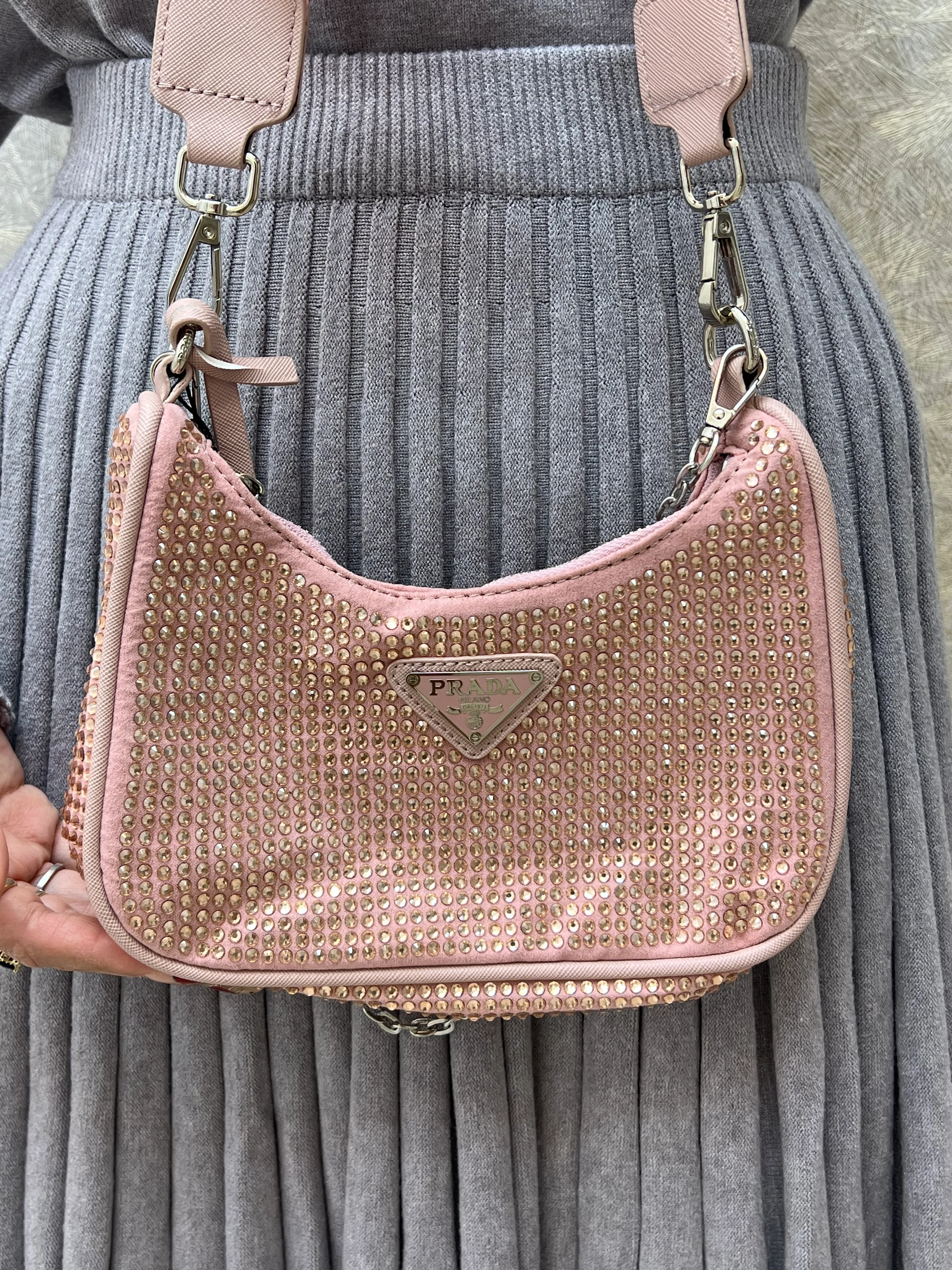 BOLSO PRADA CON PEDRERÍA - Image 4