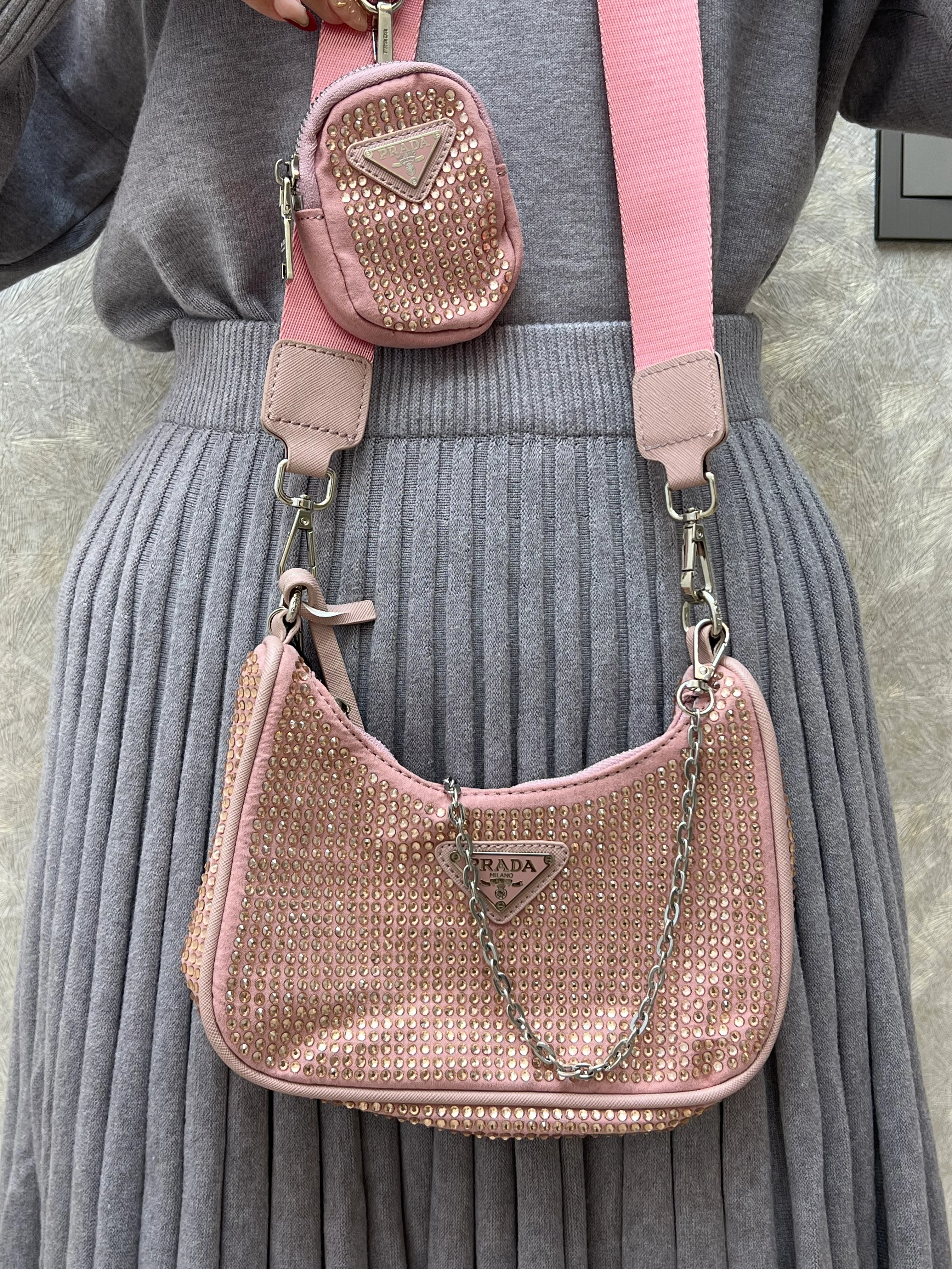 BOLSO PRADA CON PEDRERÍA - Image 5