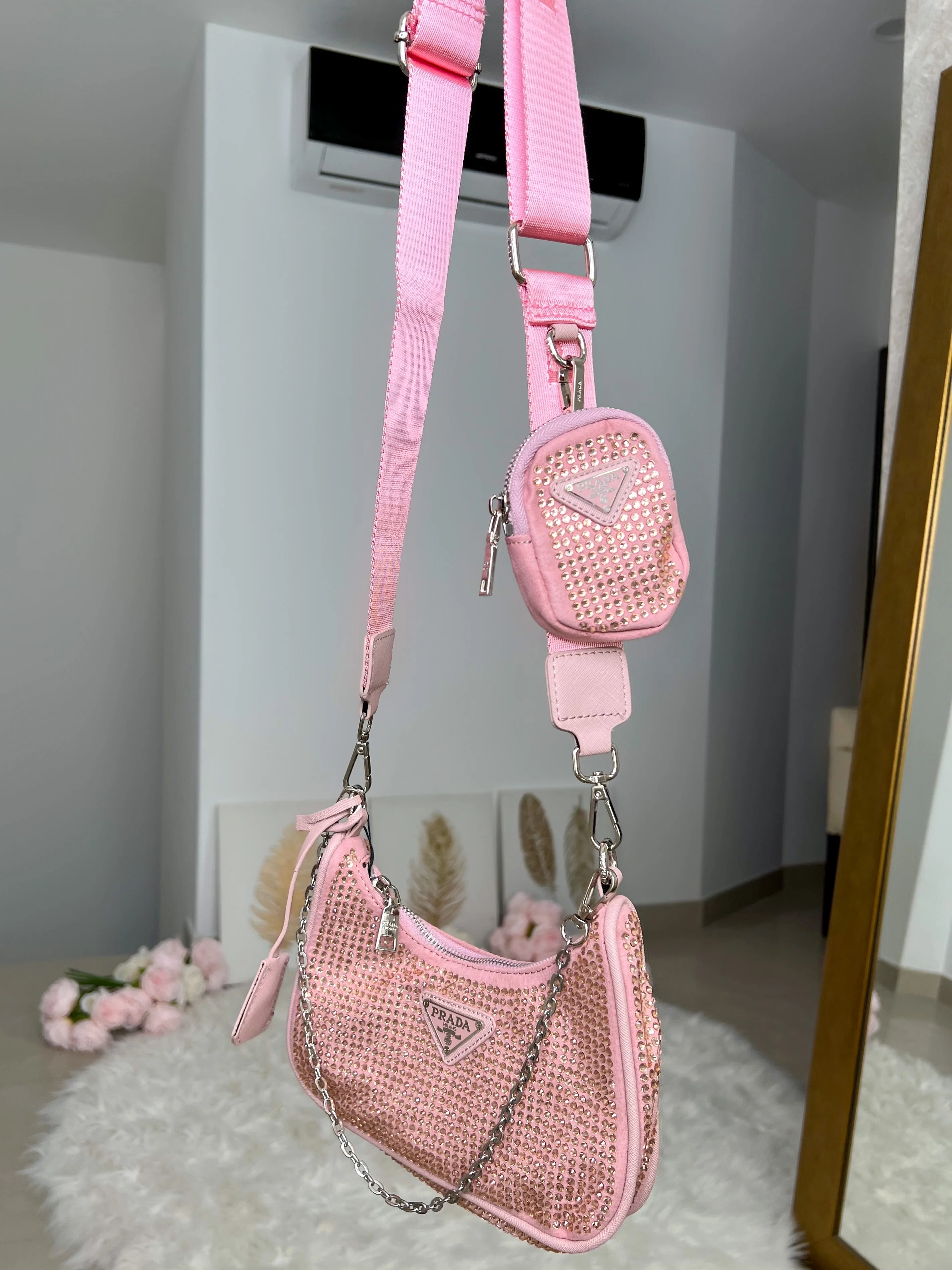 BOLSO PRADA CON PEDRERÍA - Image 9