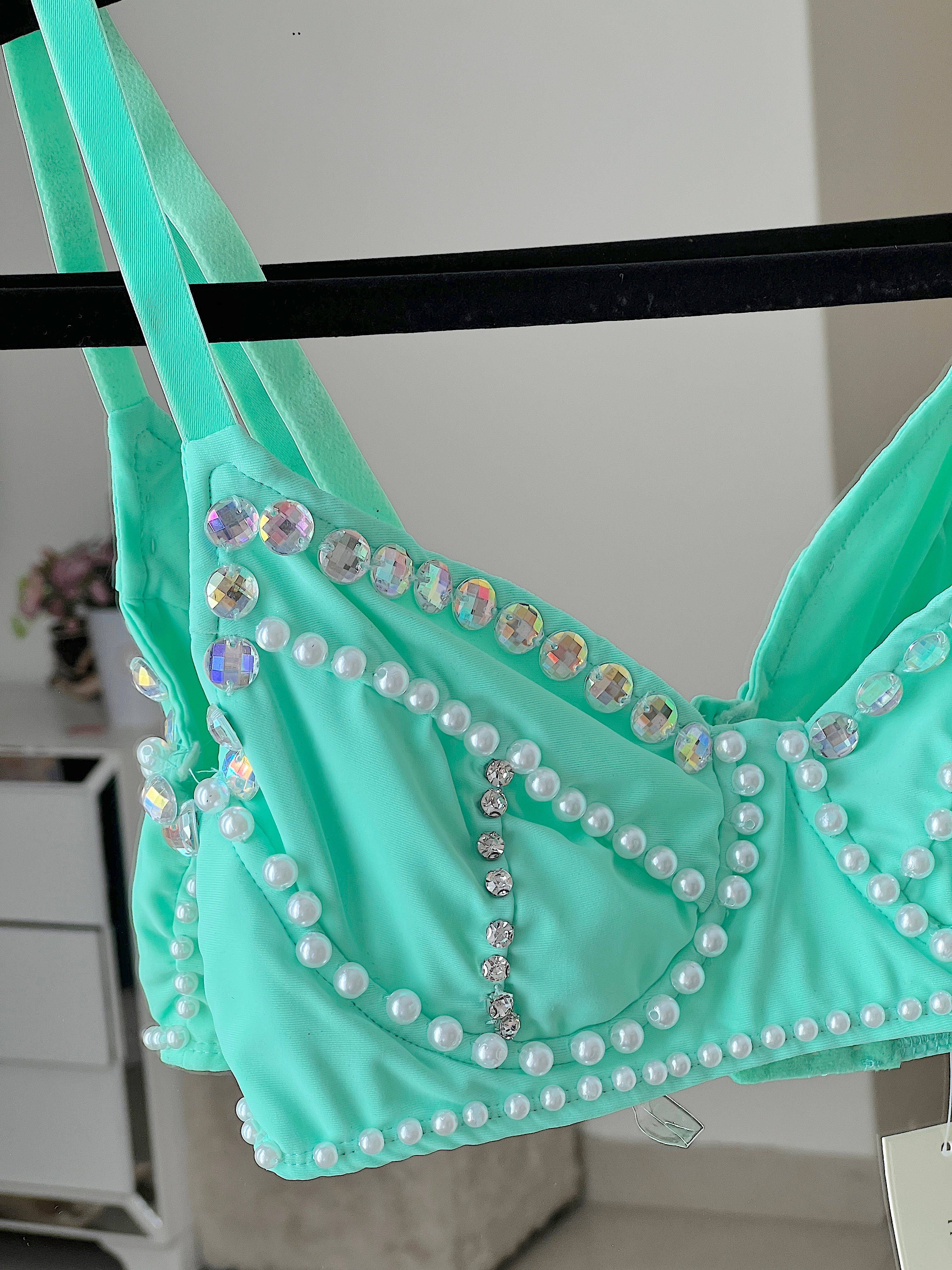 Bralette azul agua diamante - Image 2