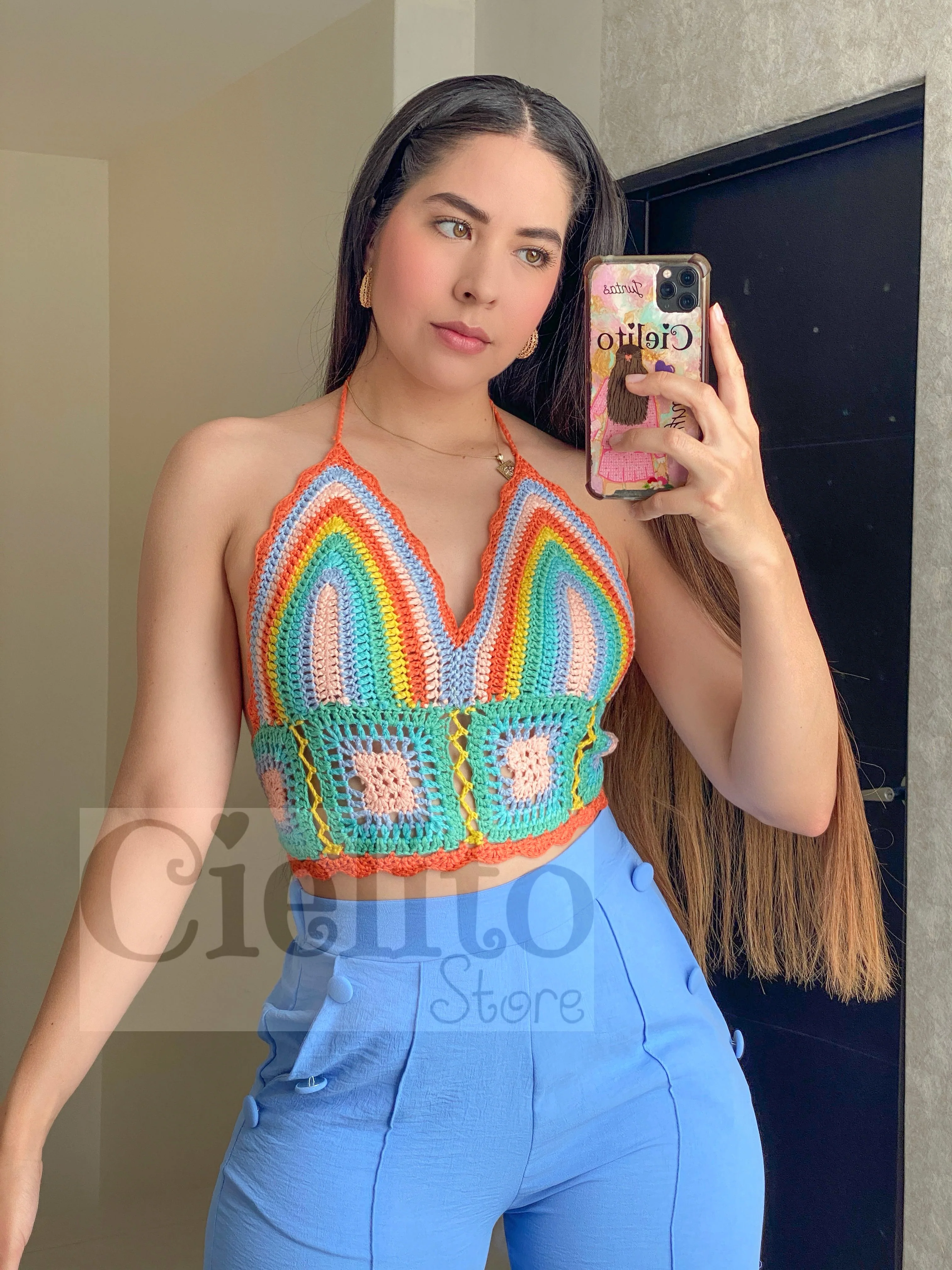 Bralette colorido tejido - Image 7