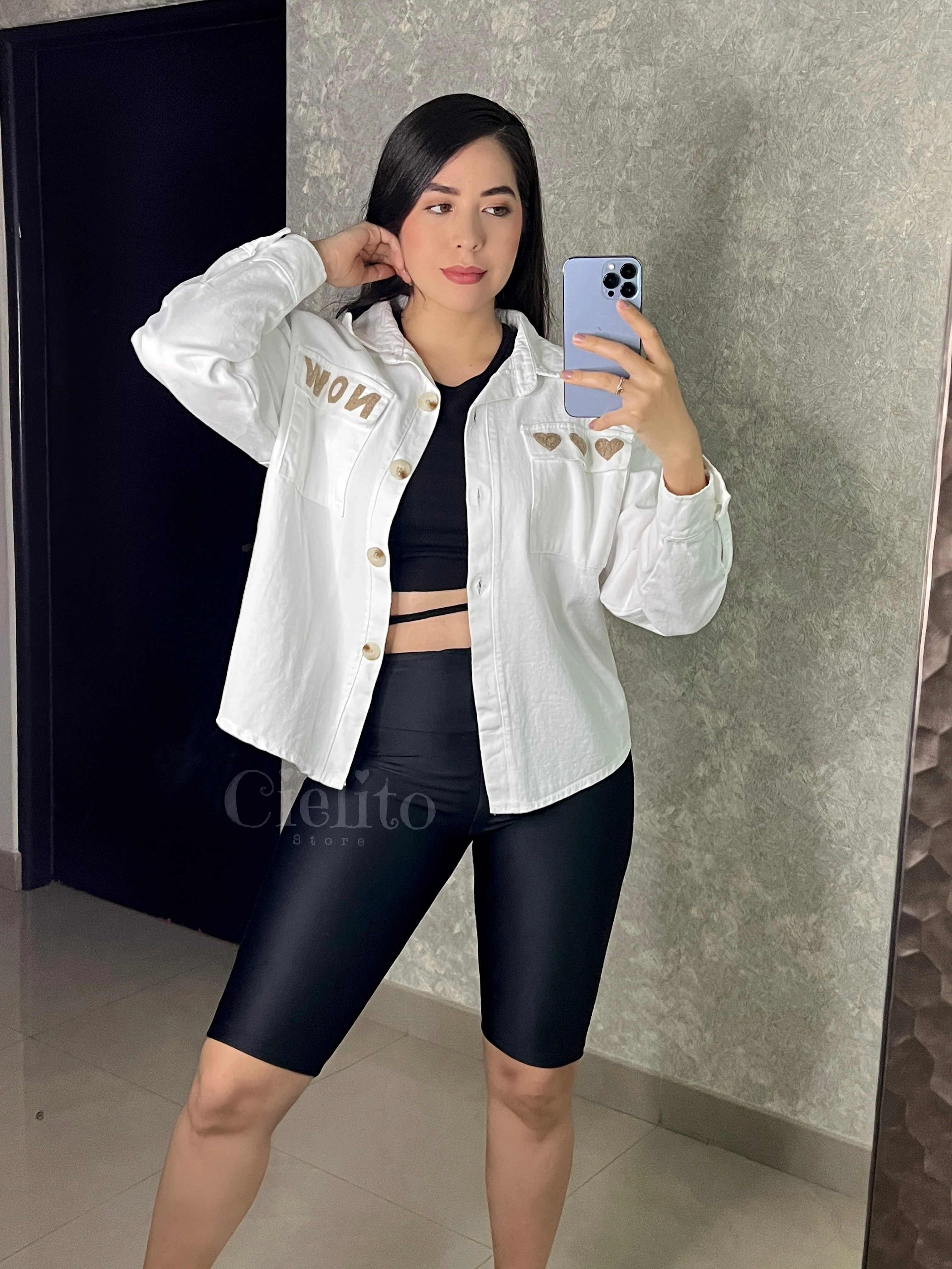 CAMISA BLANCA CON PELUCHITO - Image 2