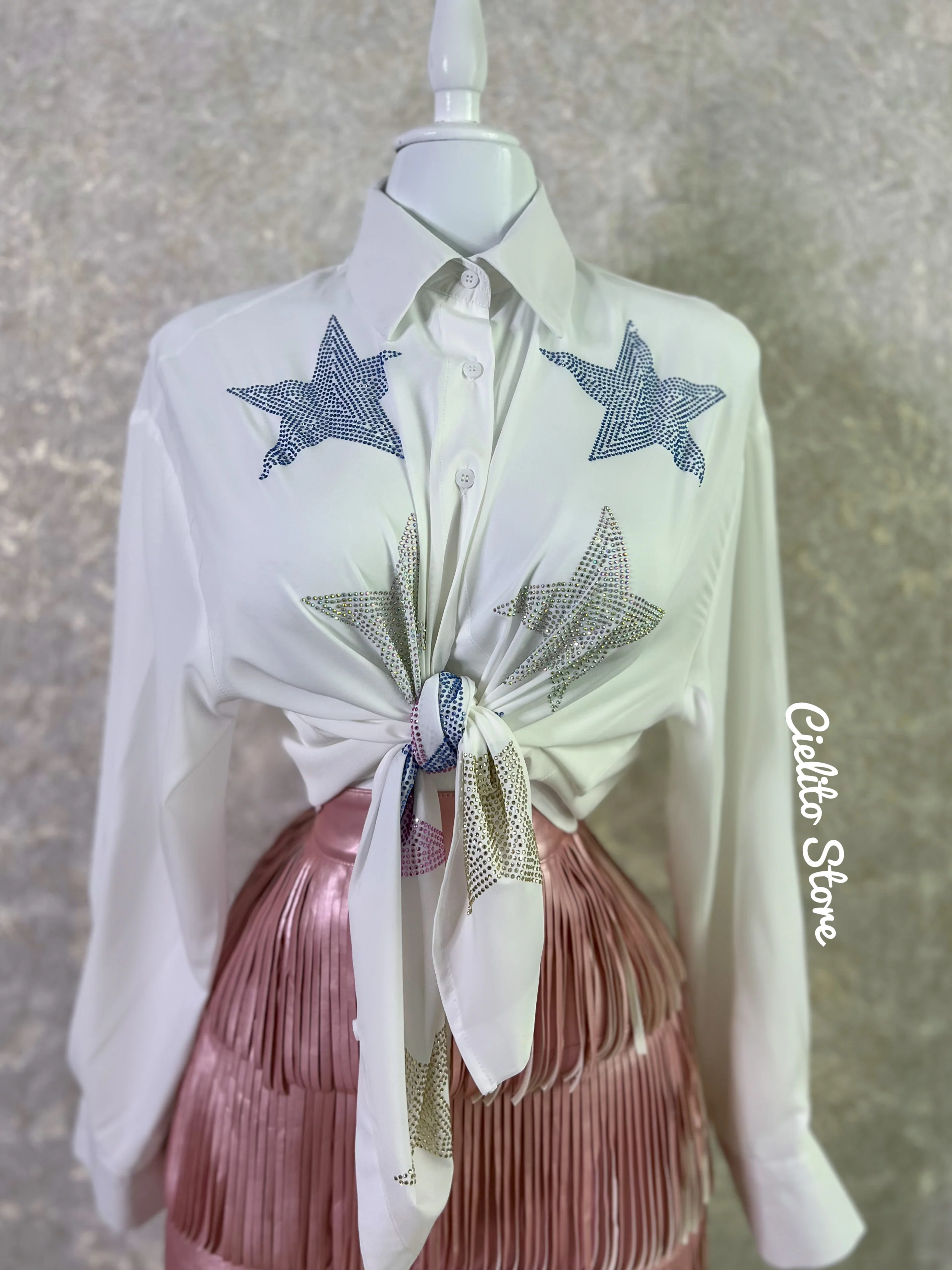 CAMISA ESTRELLAS BLANCA - Image 3