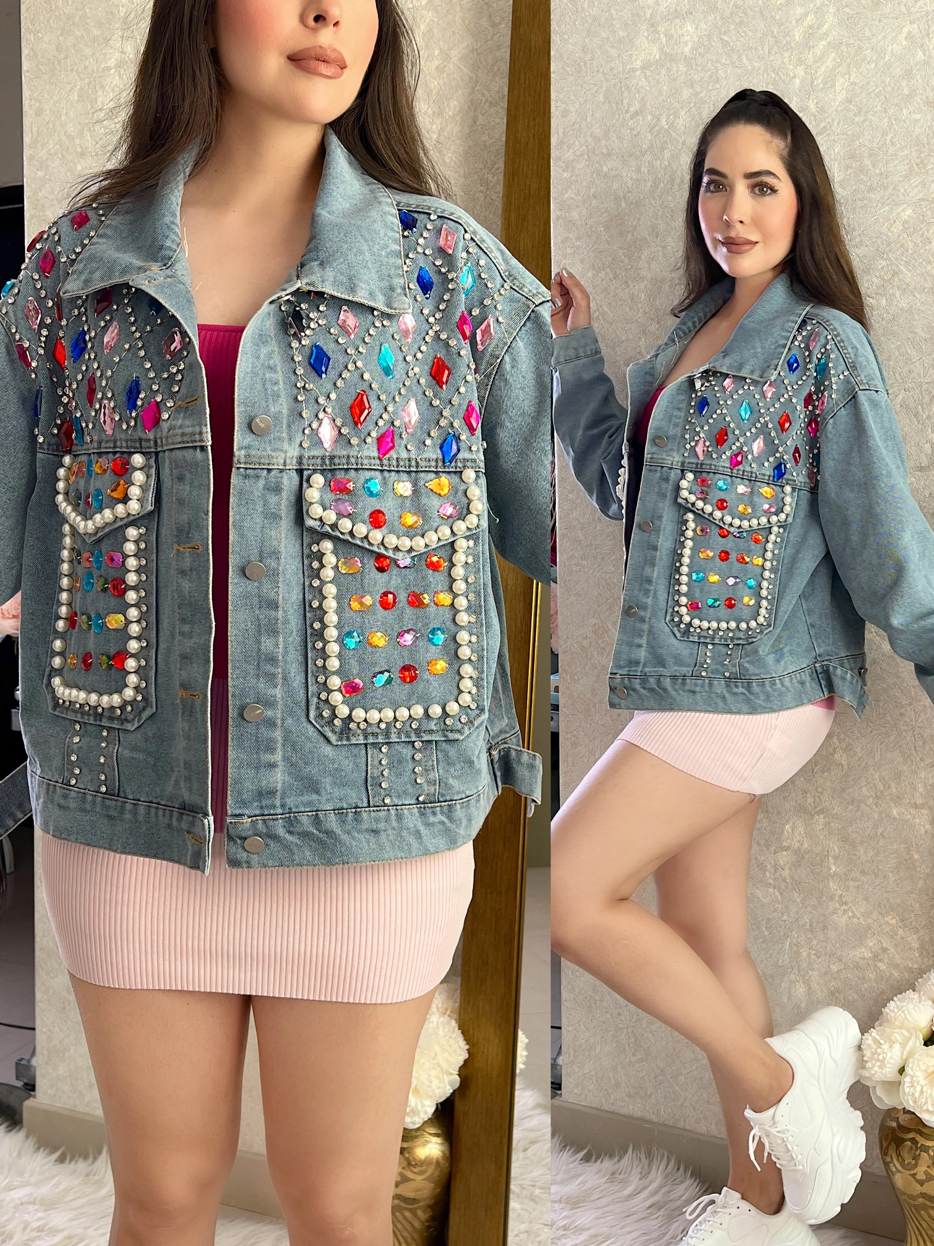 CHAQUETA DE MEZCLILLA PEDRERÍA - Image 2