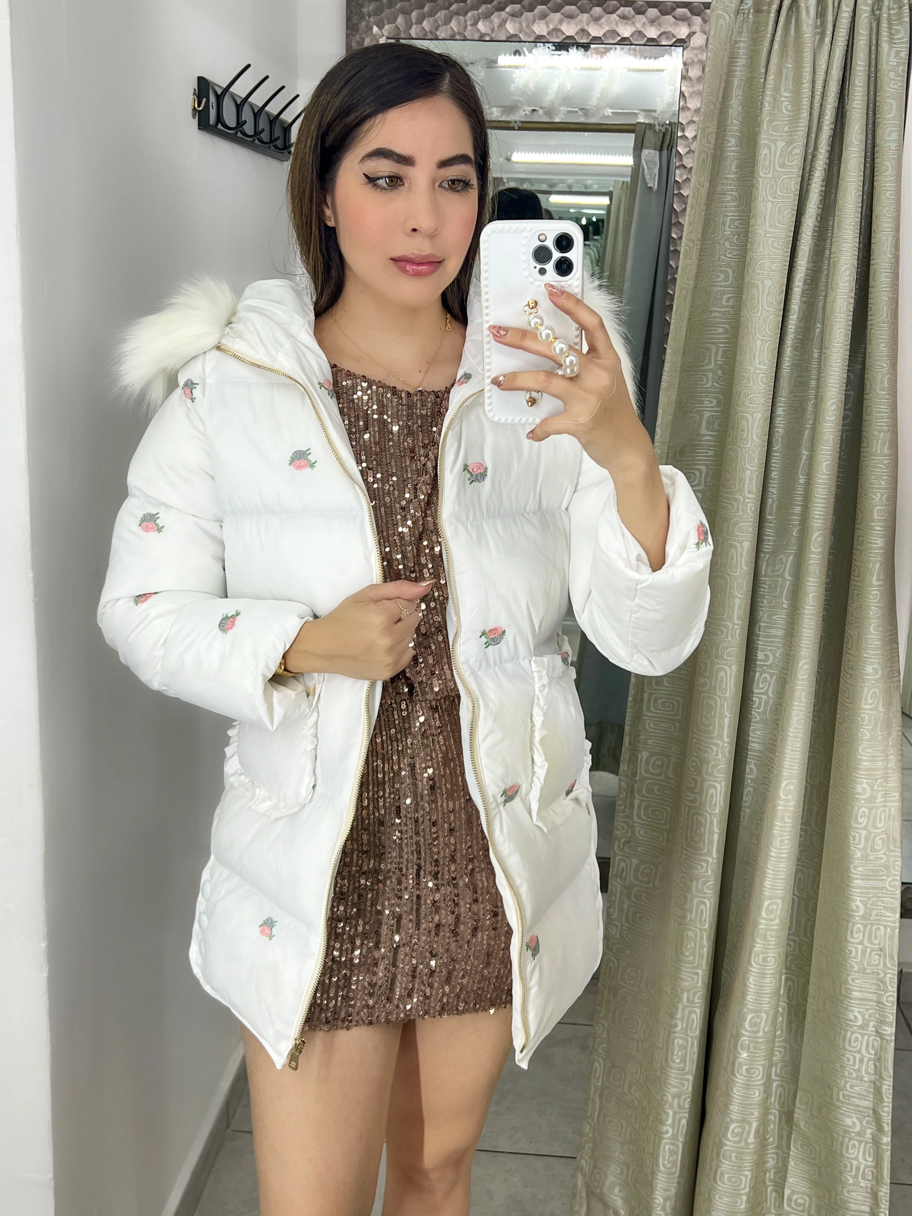 CHAQUETA GABARDINA BLANCA - Image 2