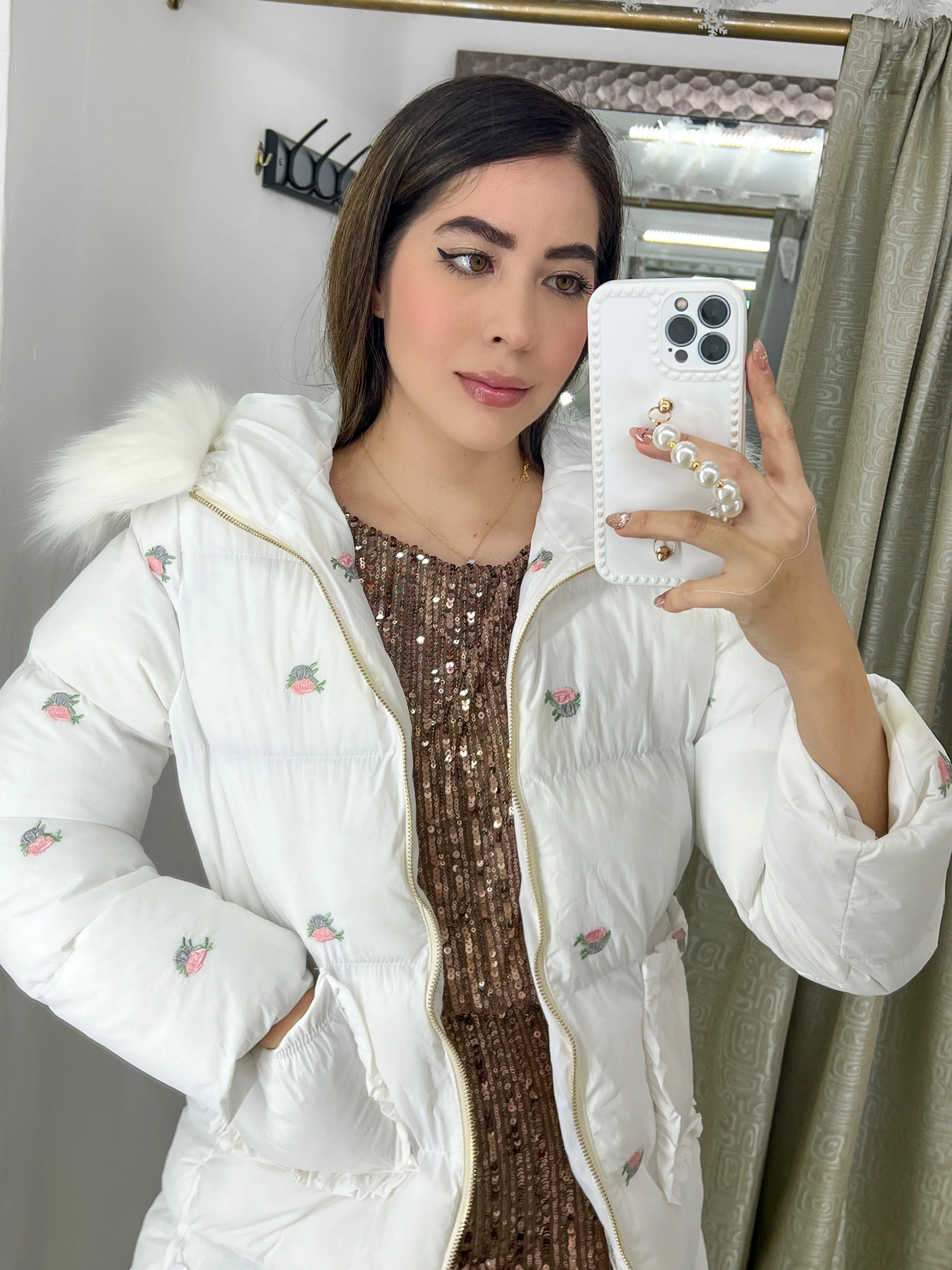 CHAQUETA GABARDINA BLANCA - Image 3