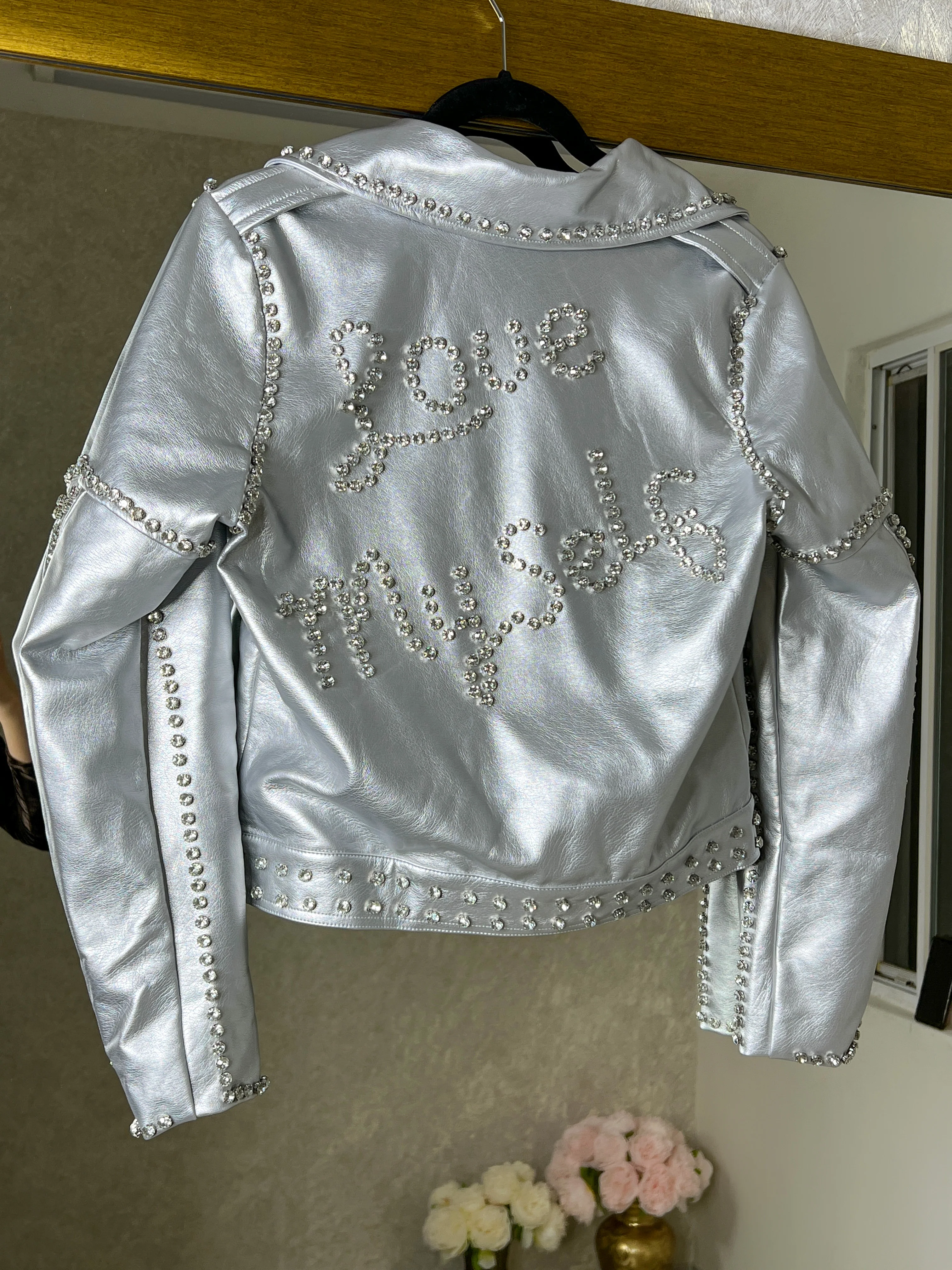 CHAQUETA PLATA CON PEDRERÍA - Image 3