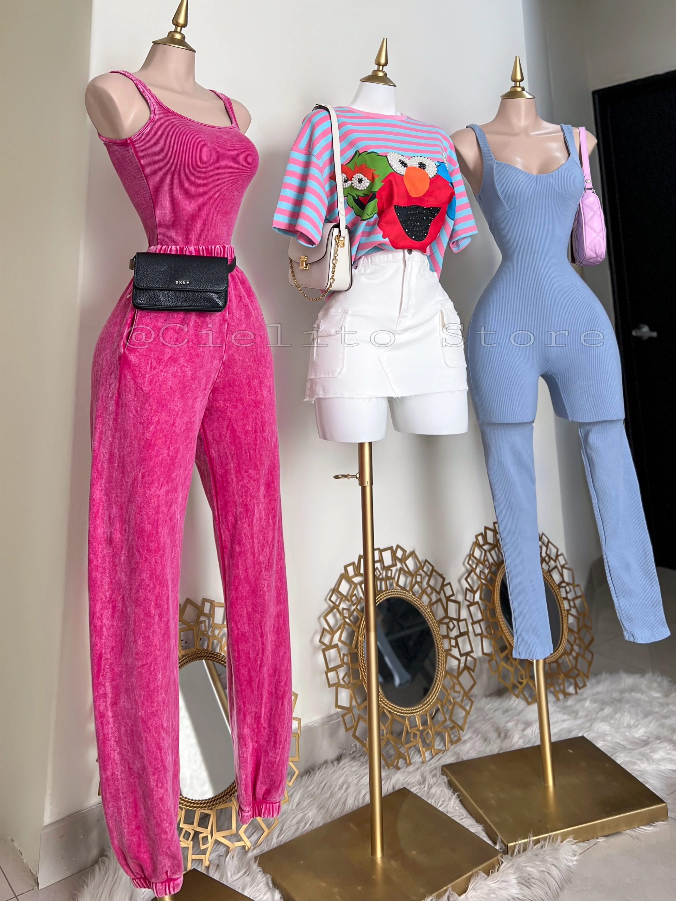 FALDA BLANCA CON BOLSAS - Image 5