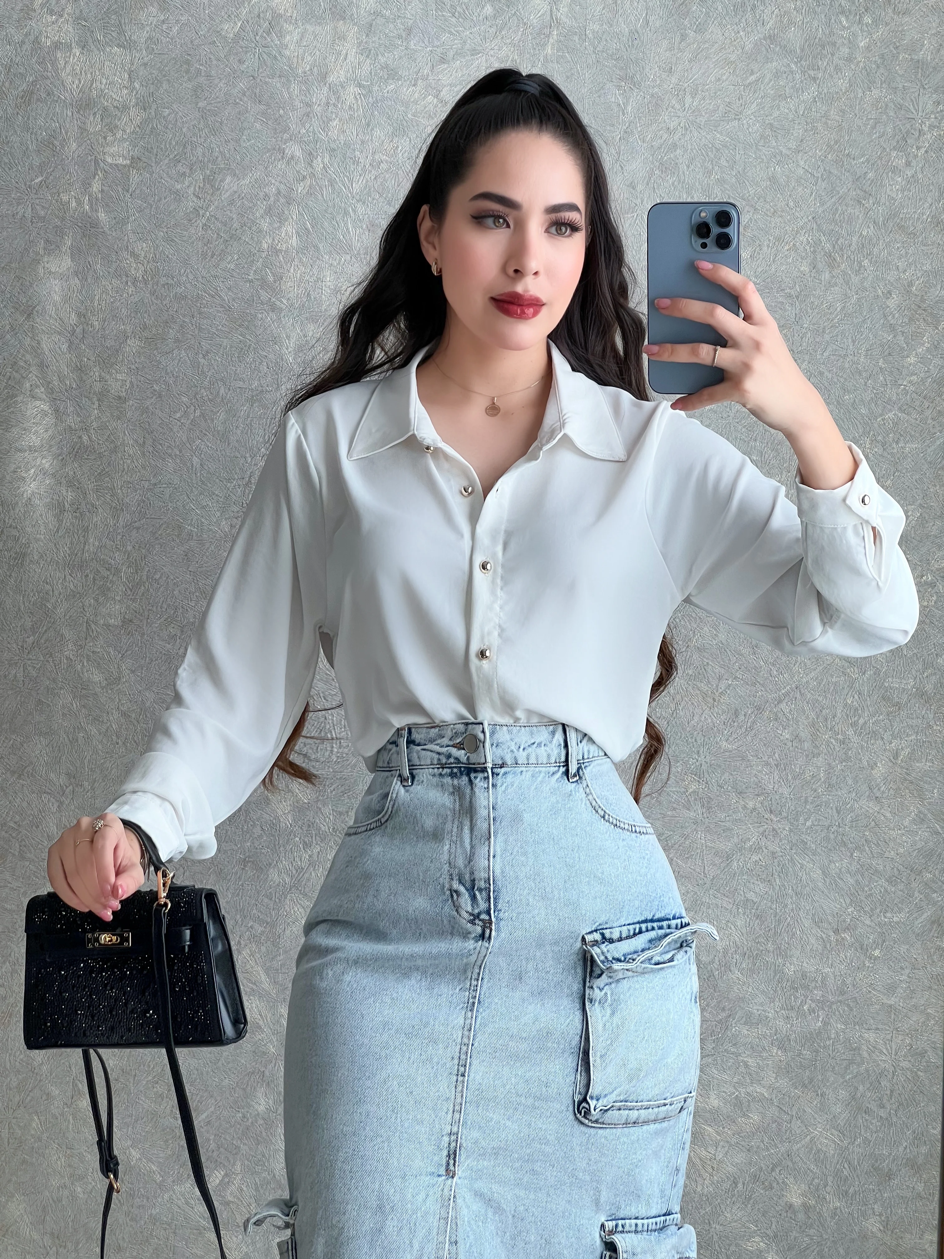 FALDA DENIM CON BOLSAS - Image 4