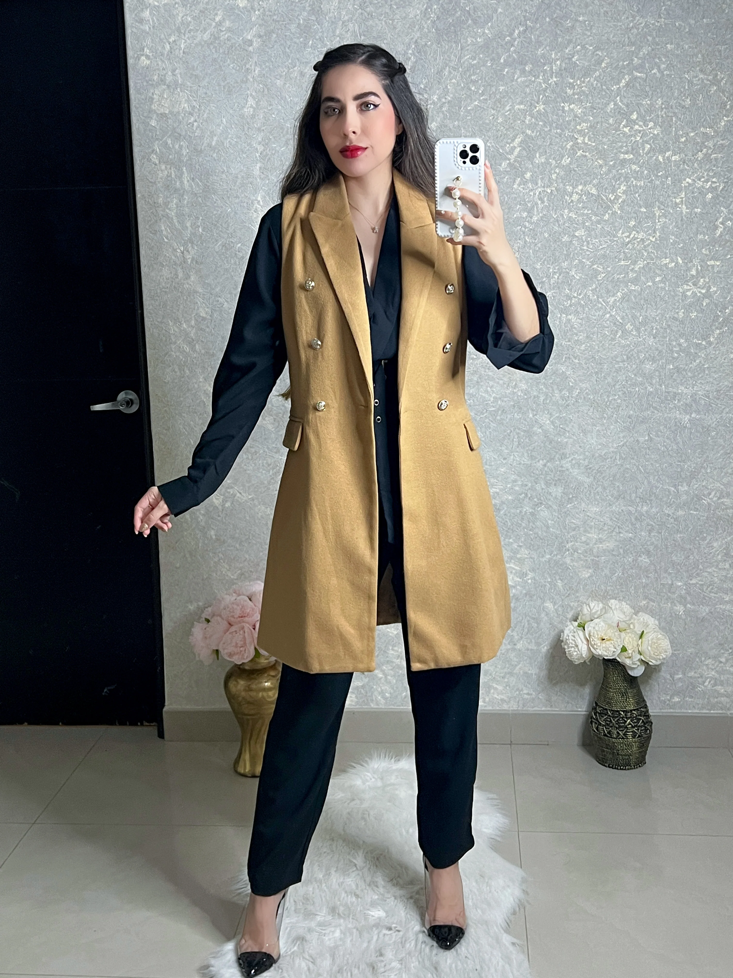 GABARDINA CHALECO OCRE - Image 3