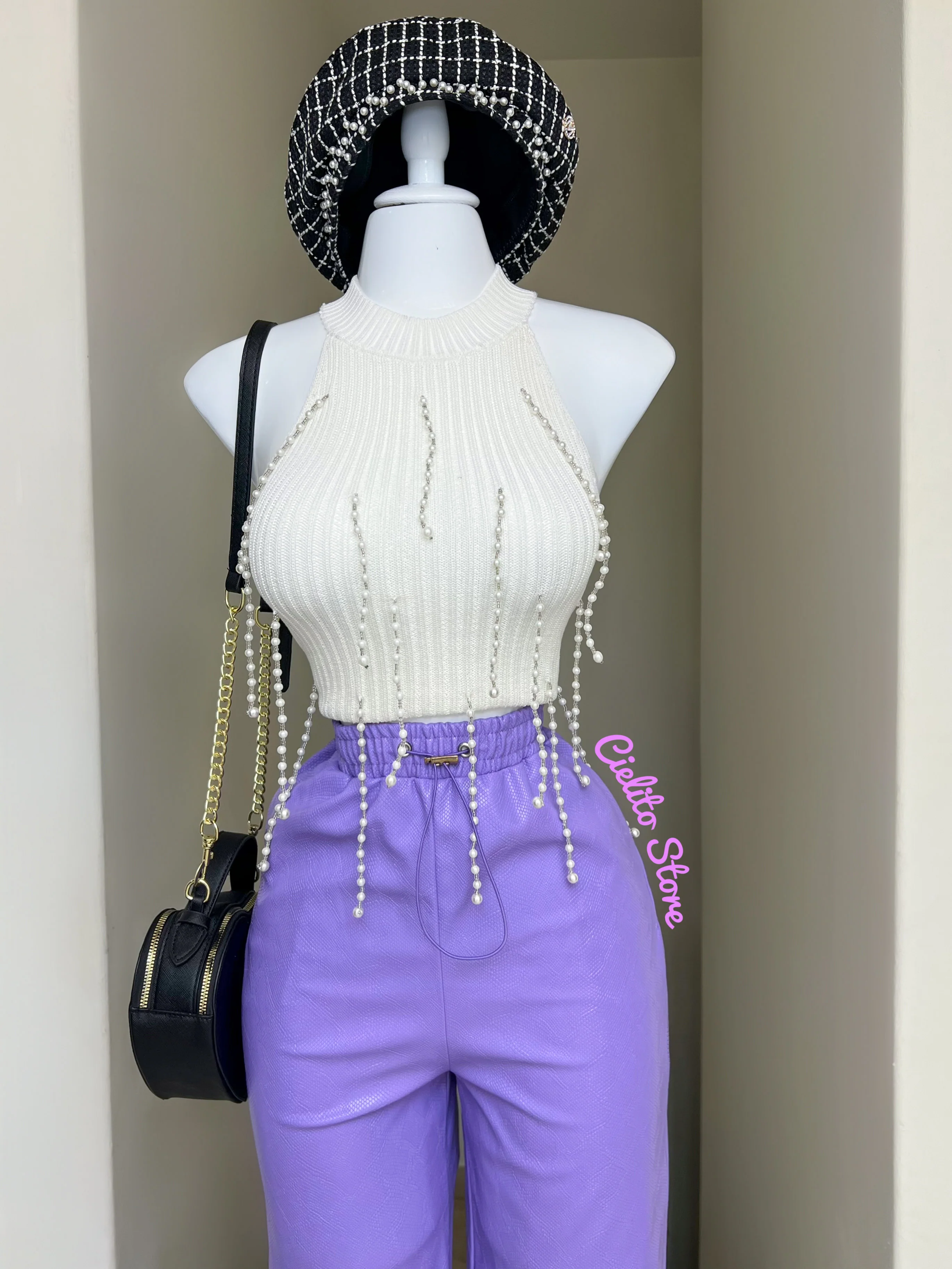 JOGGER MORADO CON CIERRES LATERALES - Image 5