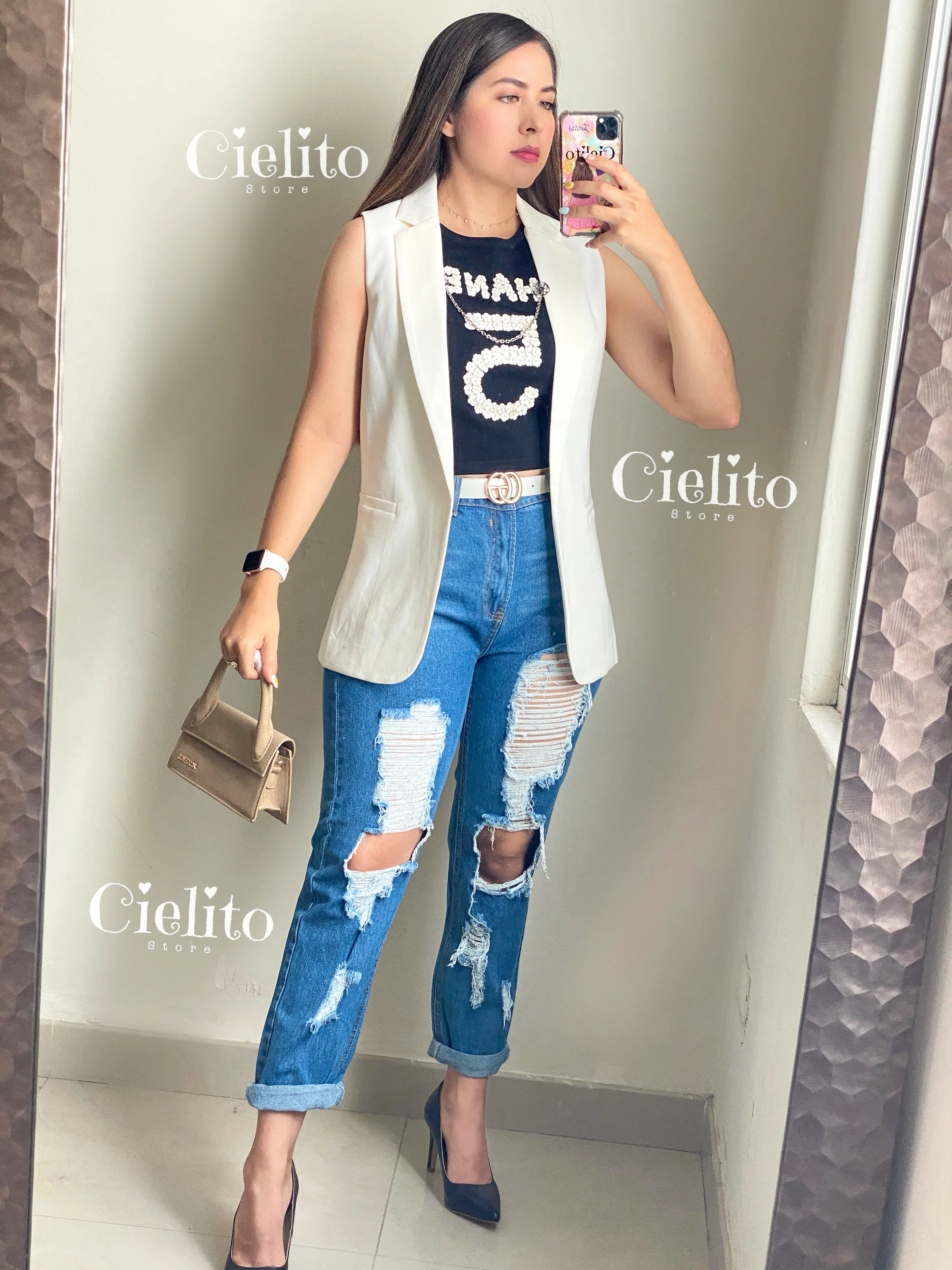 MOM JEANS TONO MEDIO - Image 5