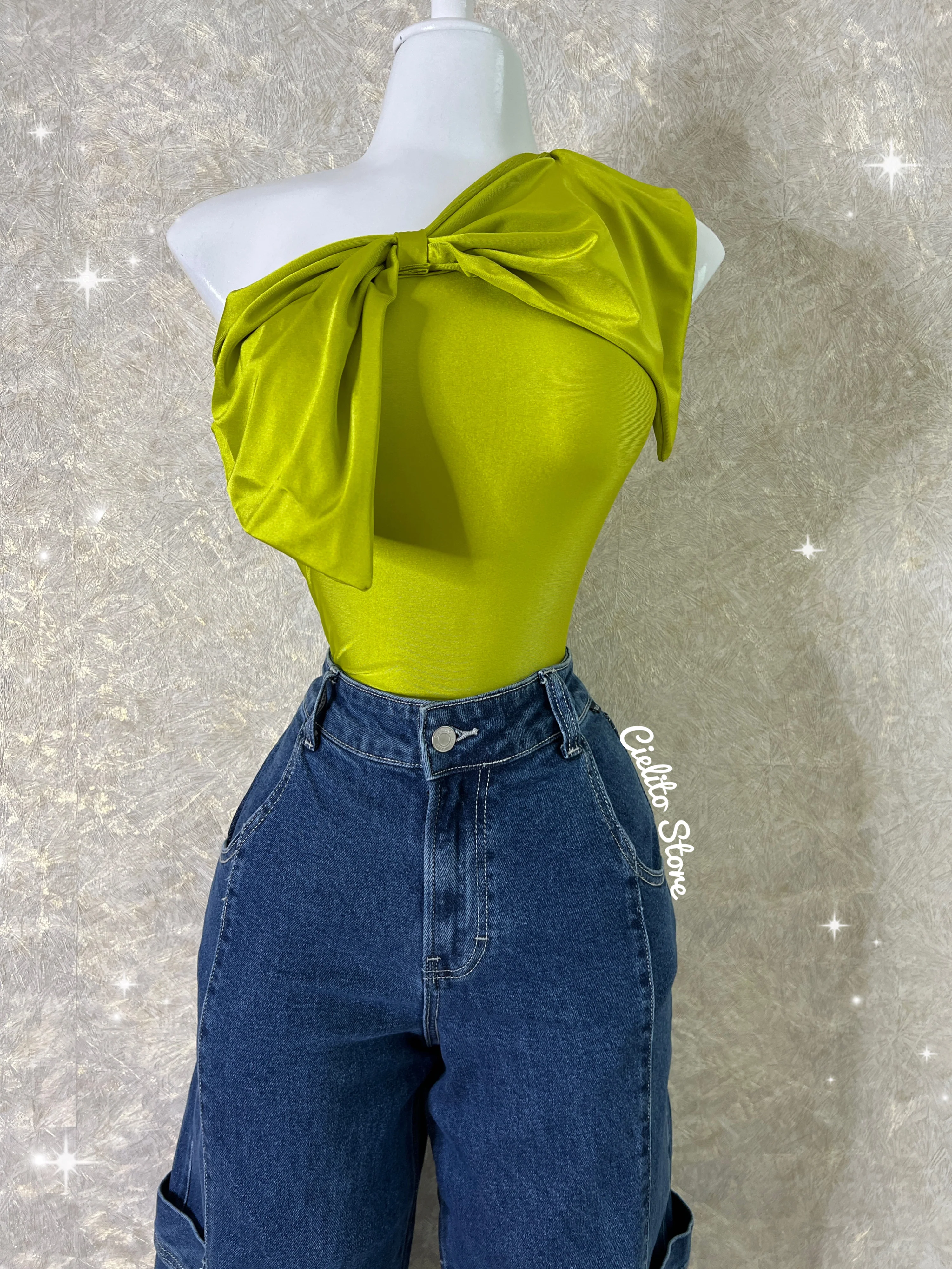 PANTALÓN CARGO MEZCLILLA CON BOLSAS - Image 2