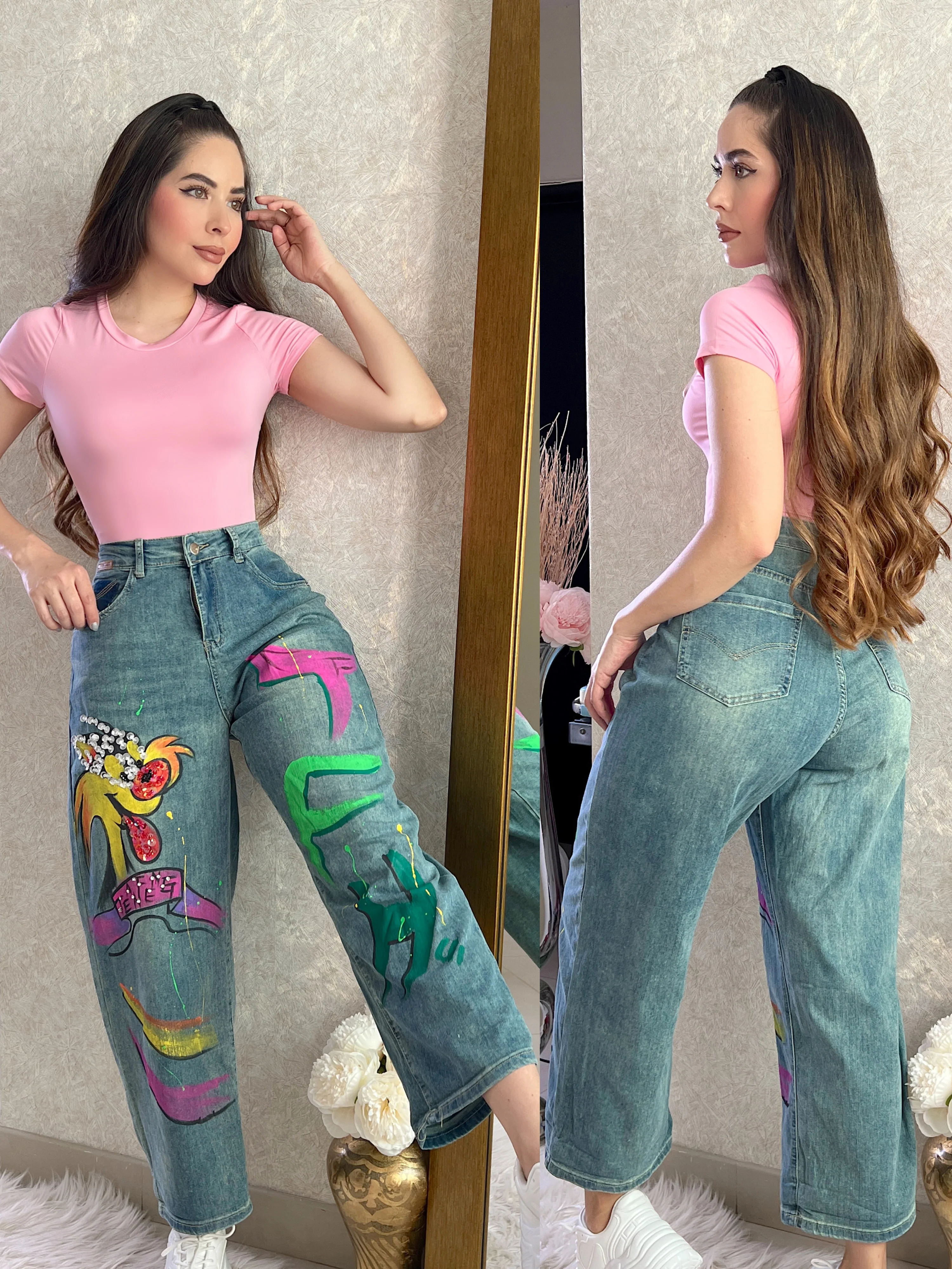 PANTALÓN DENIM CAT - Image 2