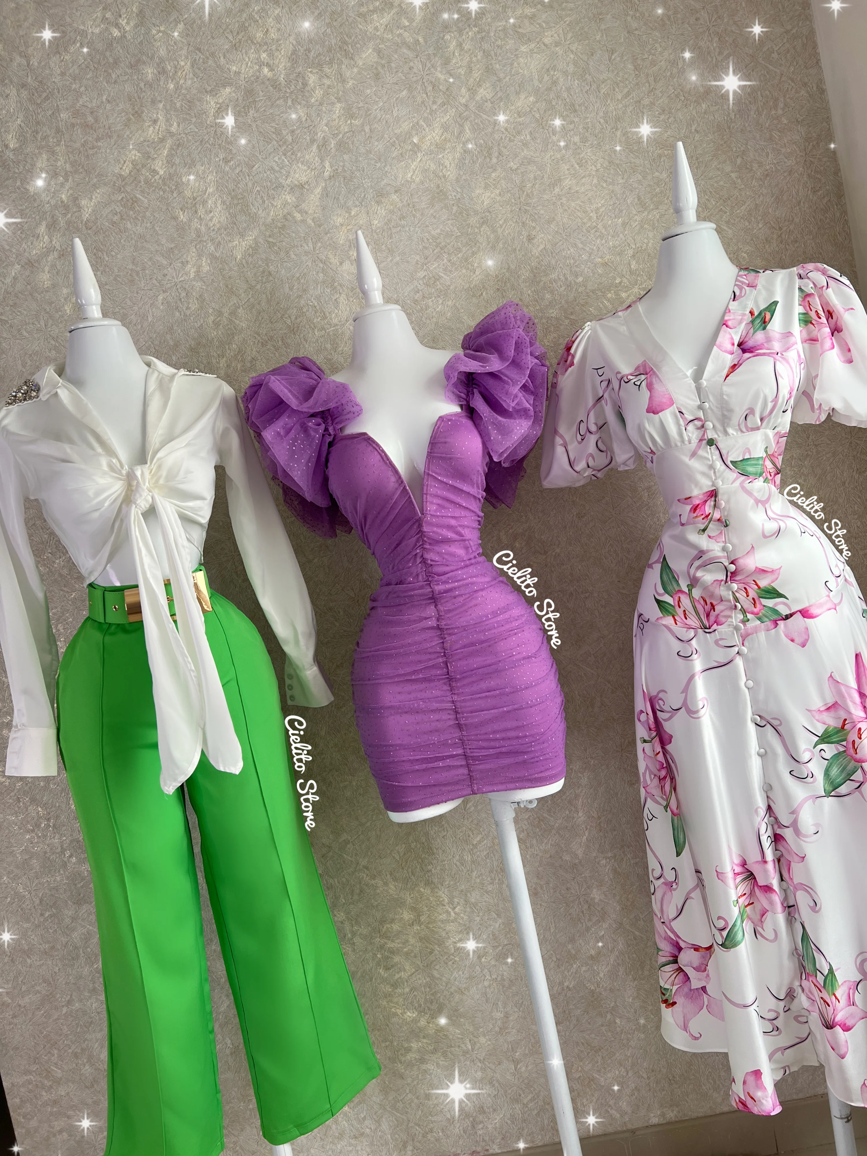 PANTALÓN VERDE CON CINTURON - Image 6