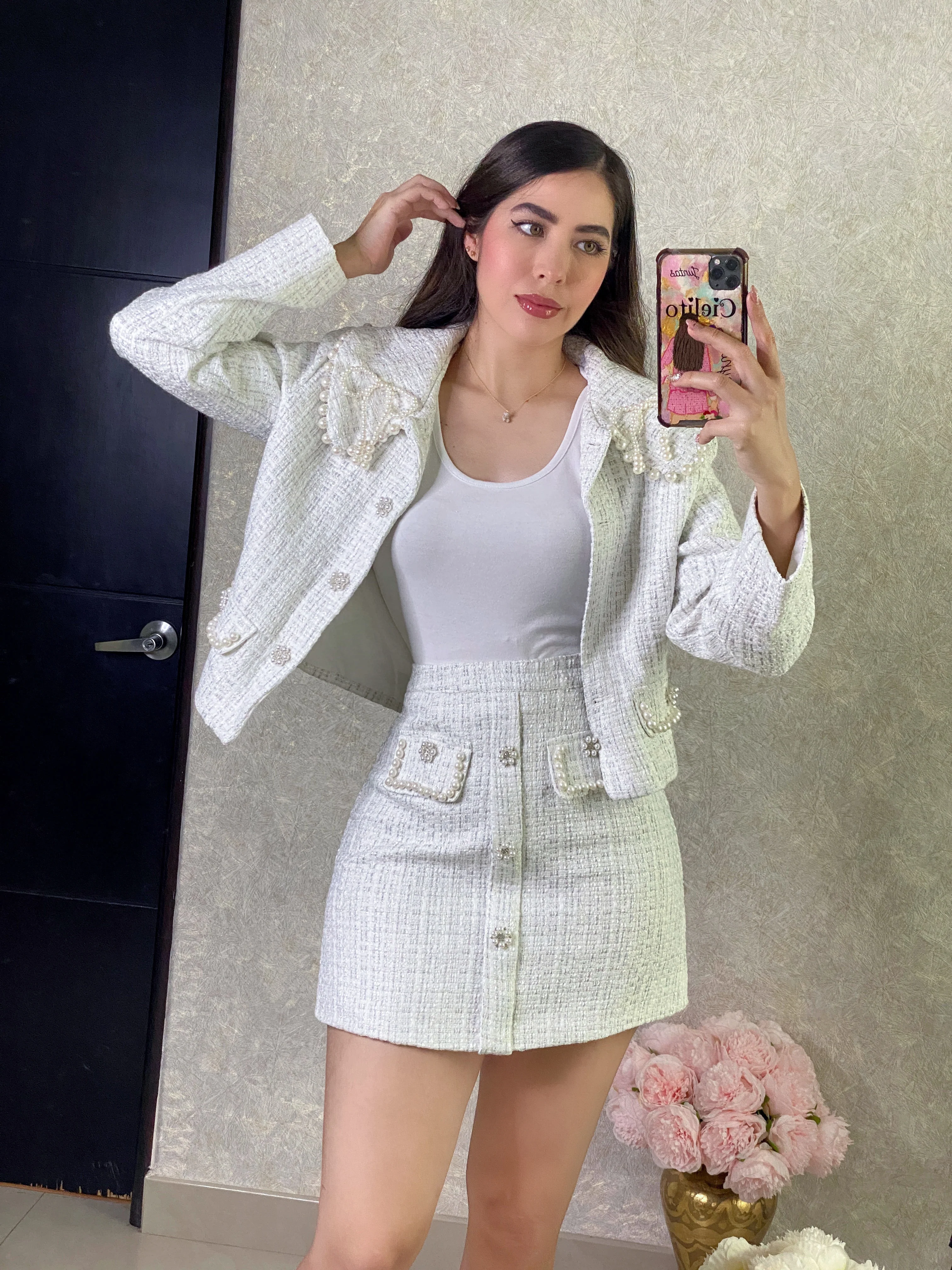 SET DE MOÑITOS DE PERLAS