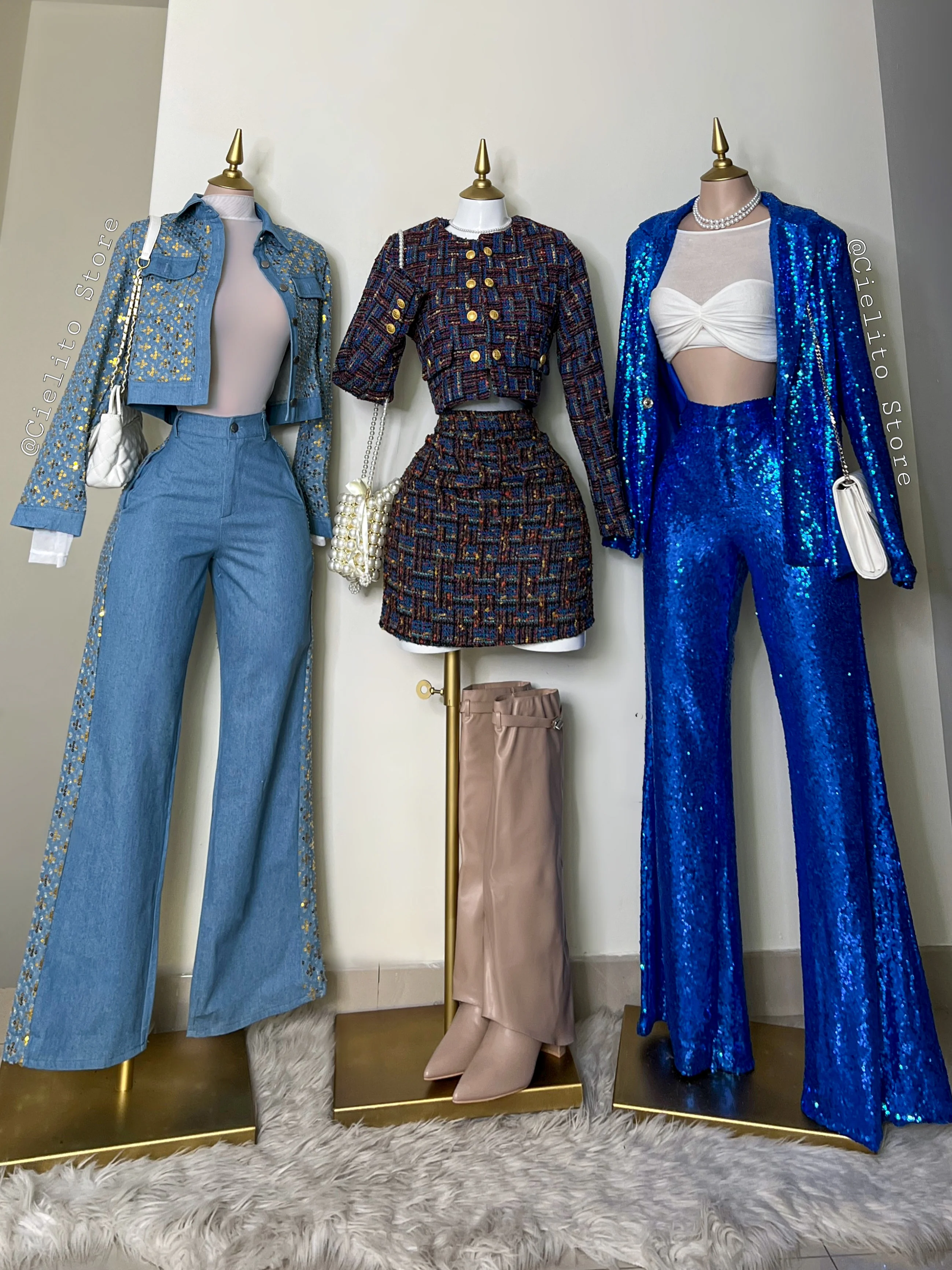 SET SASTRE LENTEJUELA AZUL - Image 6