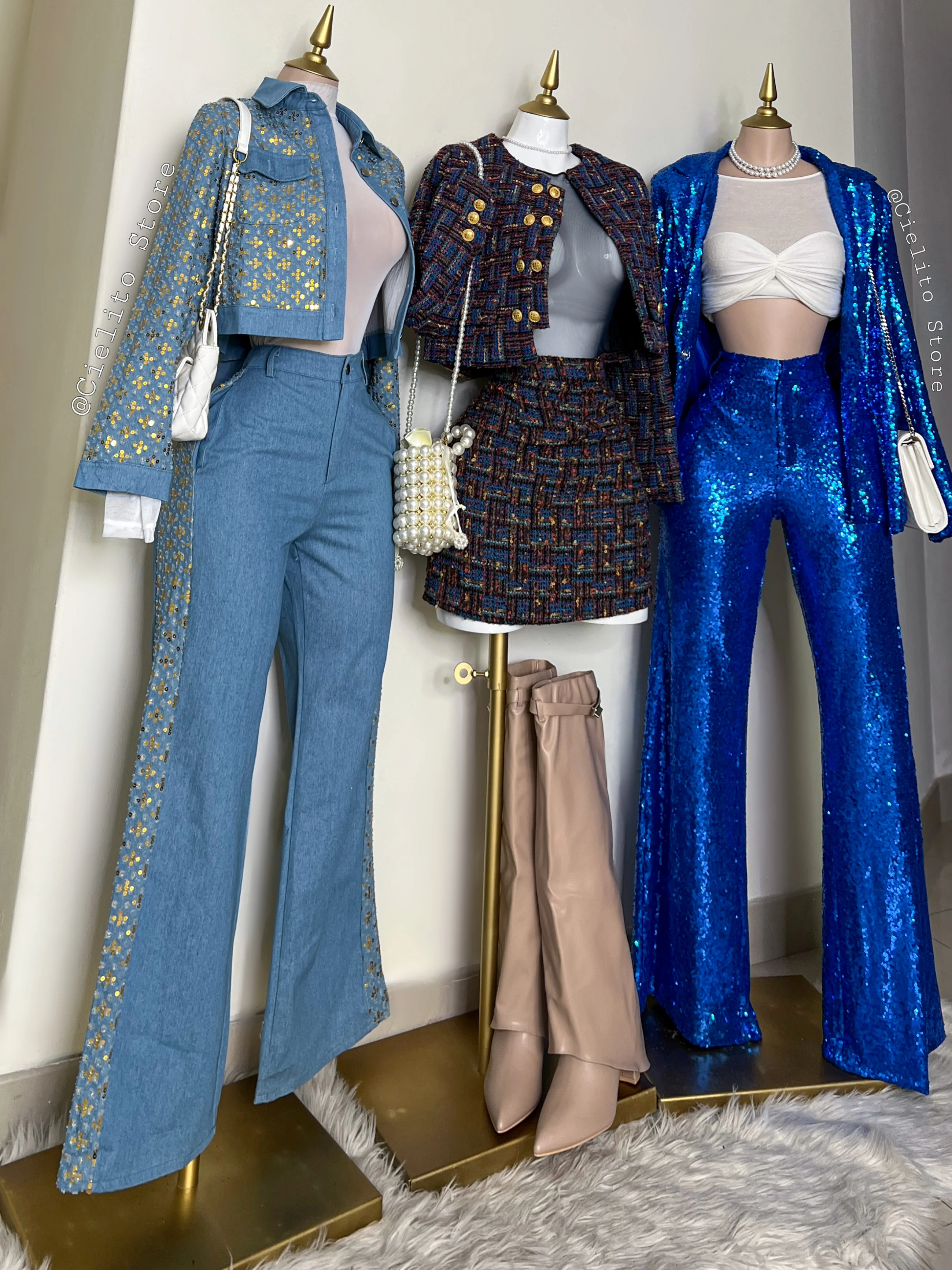 SET SASTRE LENTEJUELA AZUL - Image 7