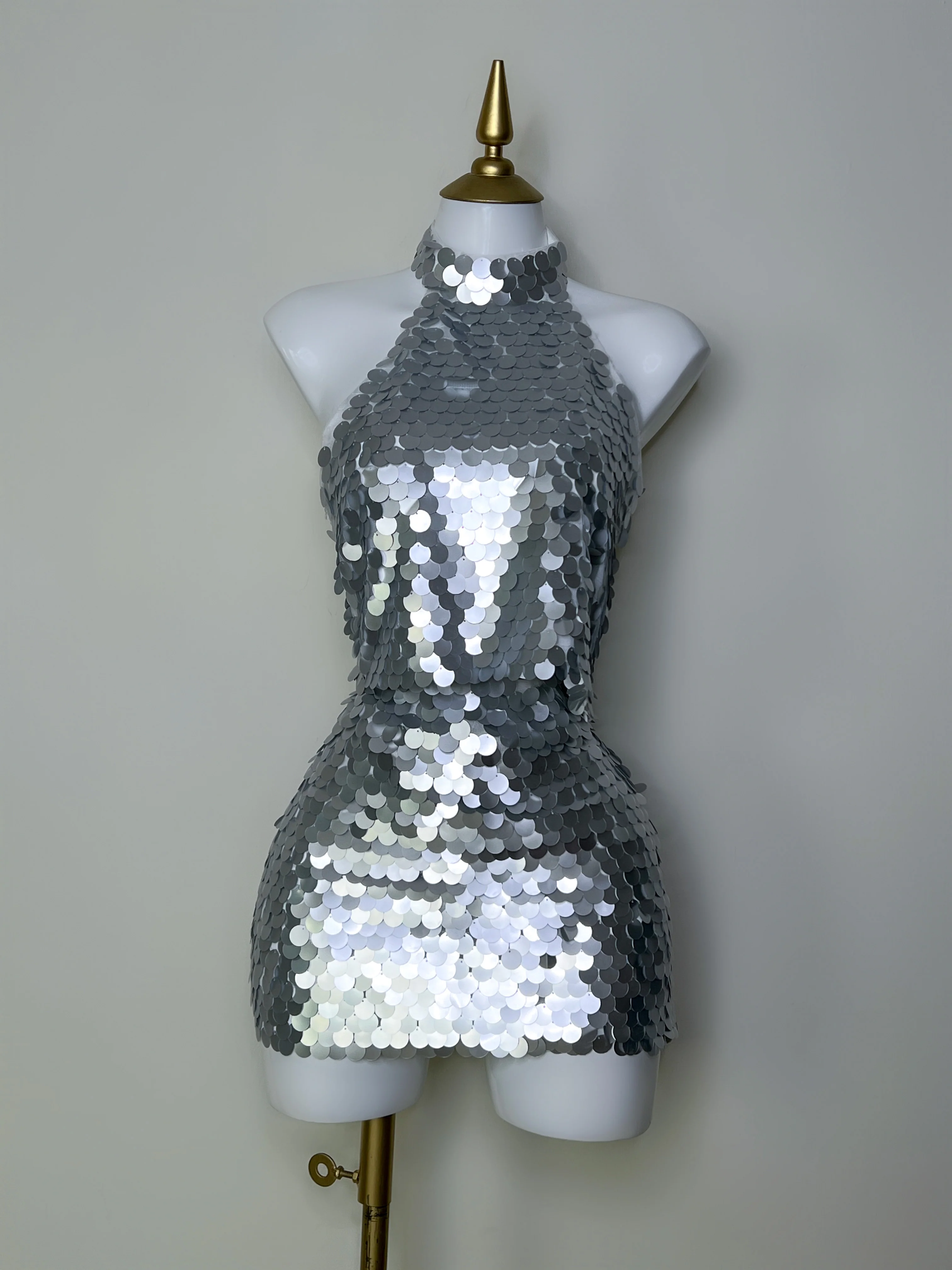 SET SILVER FALDA Y BLUSA