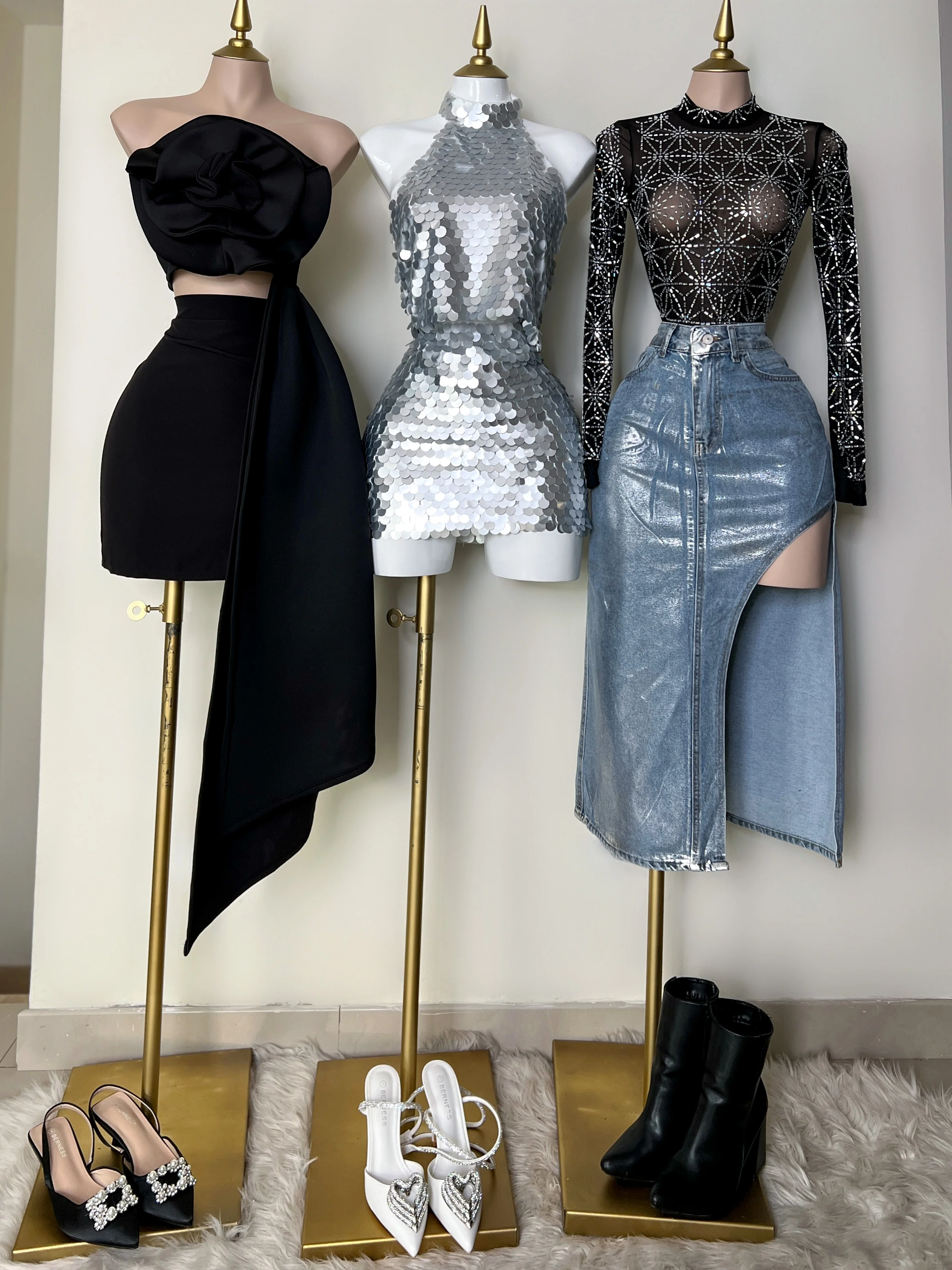 SET SILVER FALDA Y BLUSA - Image 3