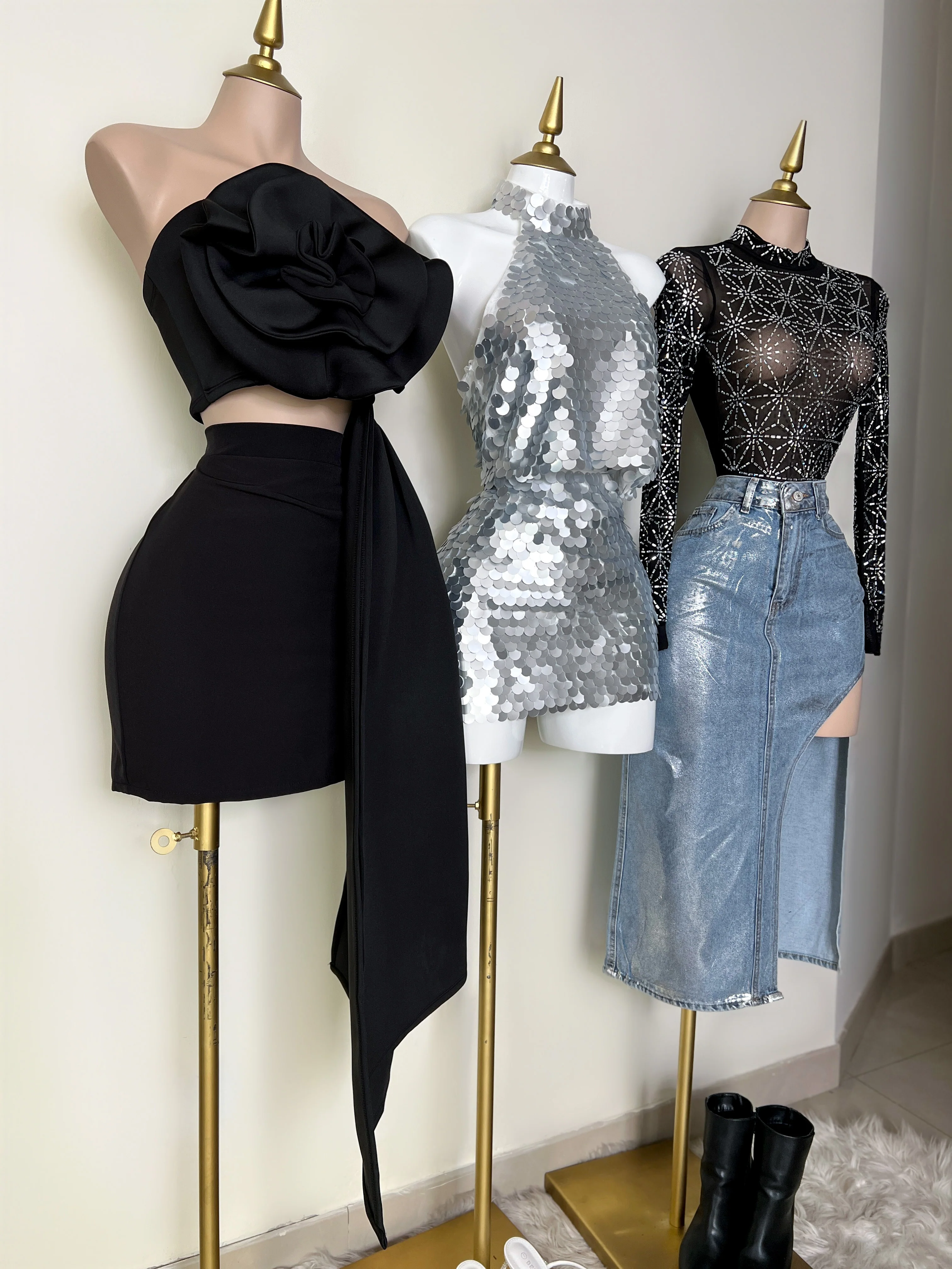 SET SILVER FALDA Y BLUSA - Image 4