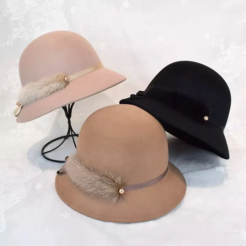 SOMBRERO CAQUI CON PELUCHITO - Image 4