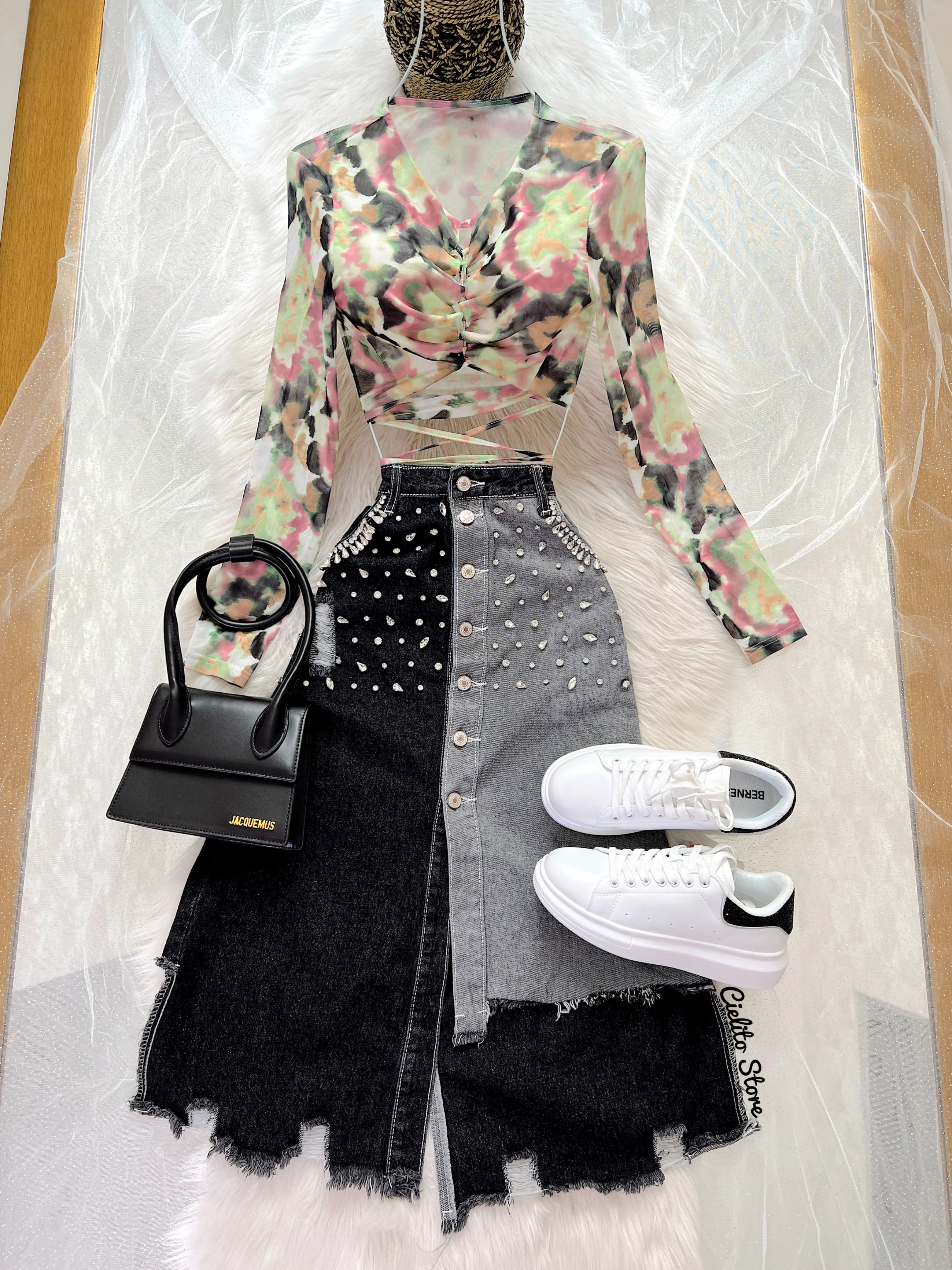 TENIS BLANCOS CON NEGRO - Image 12