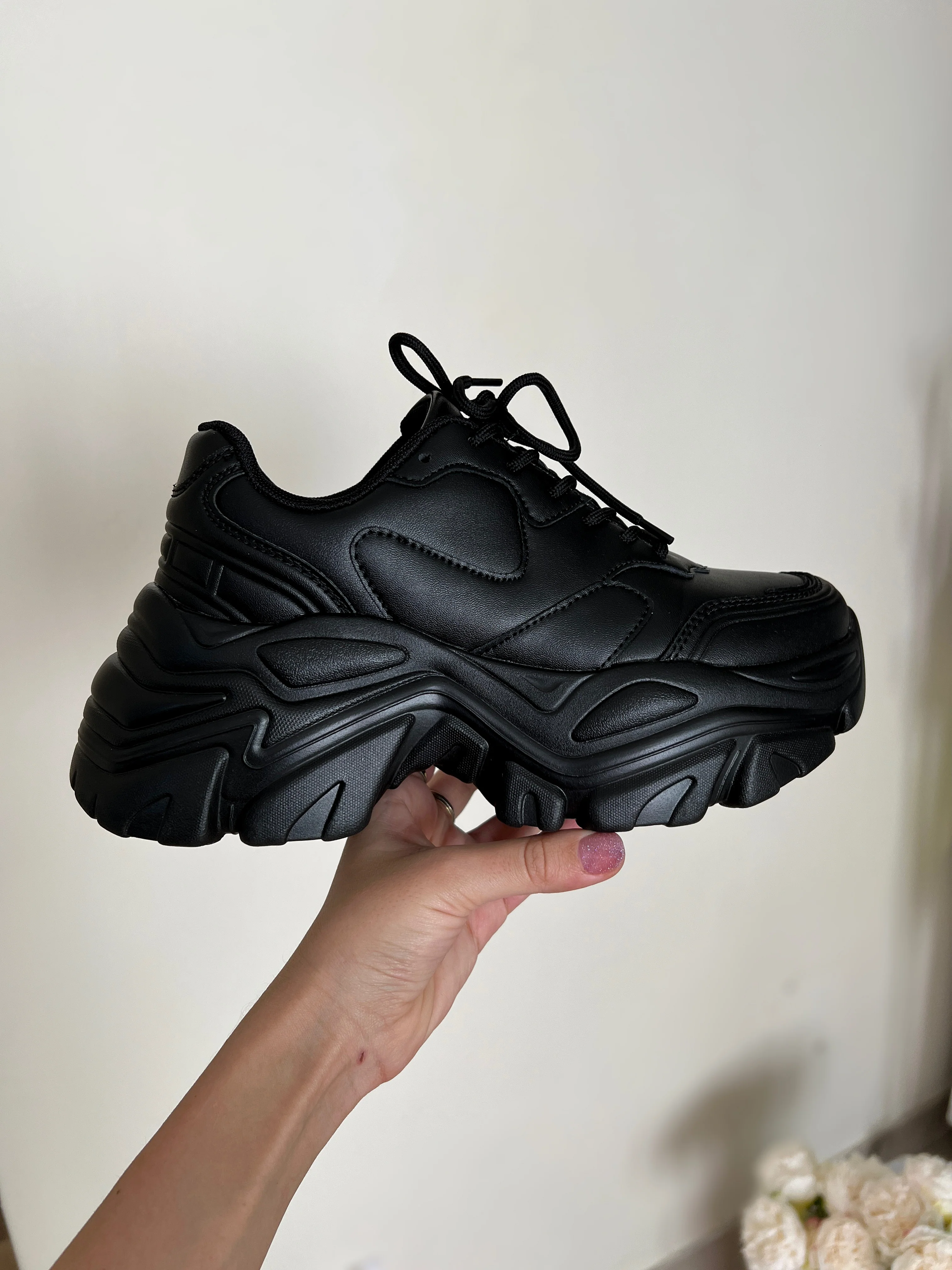 TENIS NEGROS PLATAFORMA - Image 8