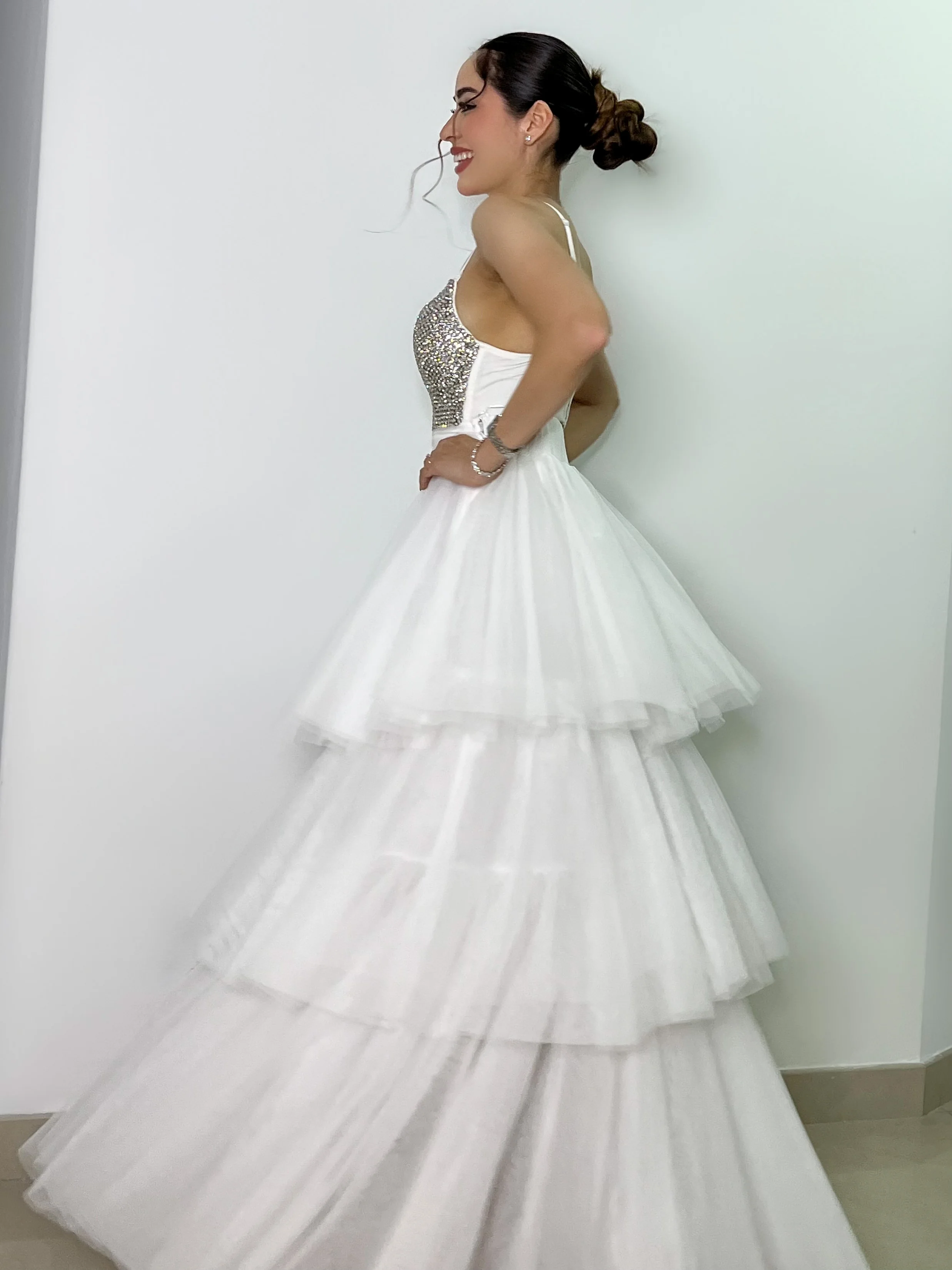 TOP BLANCO CON PIEDRITAS - Image 4
