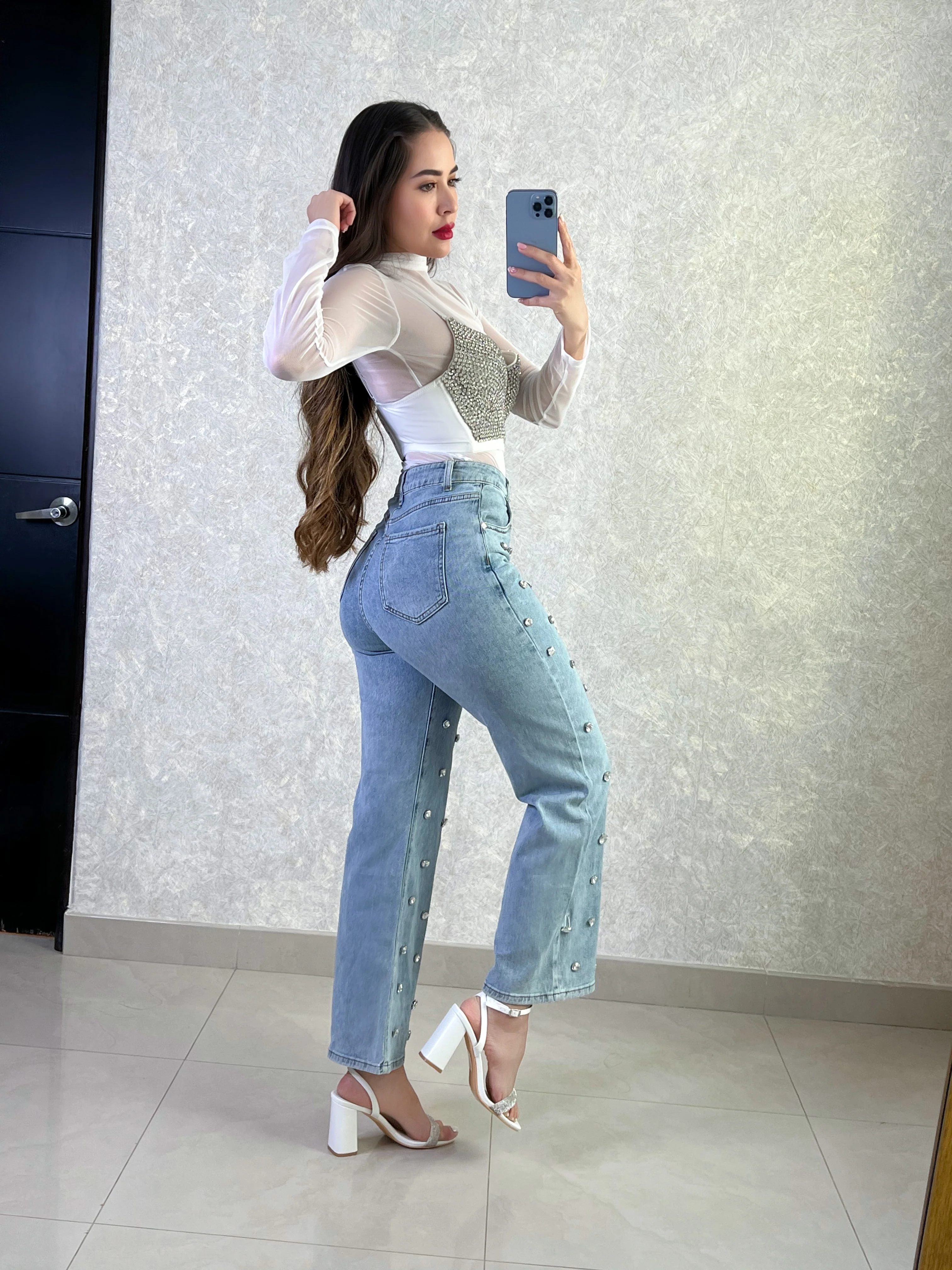 TOP BLANCO CON PIEDRITAS - Image 8
